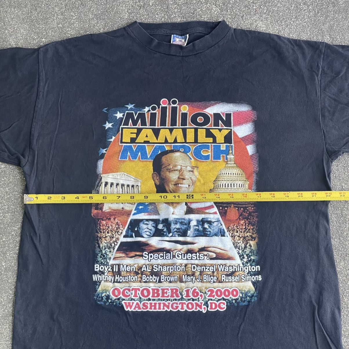 Rap Tees × Vintage VTG Million Family March Washington, DC Graphic T-Shirt XL Size US XL / EU 56 / 4 - 8 Thumbnail