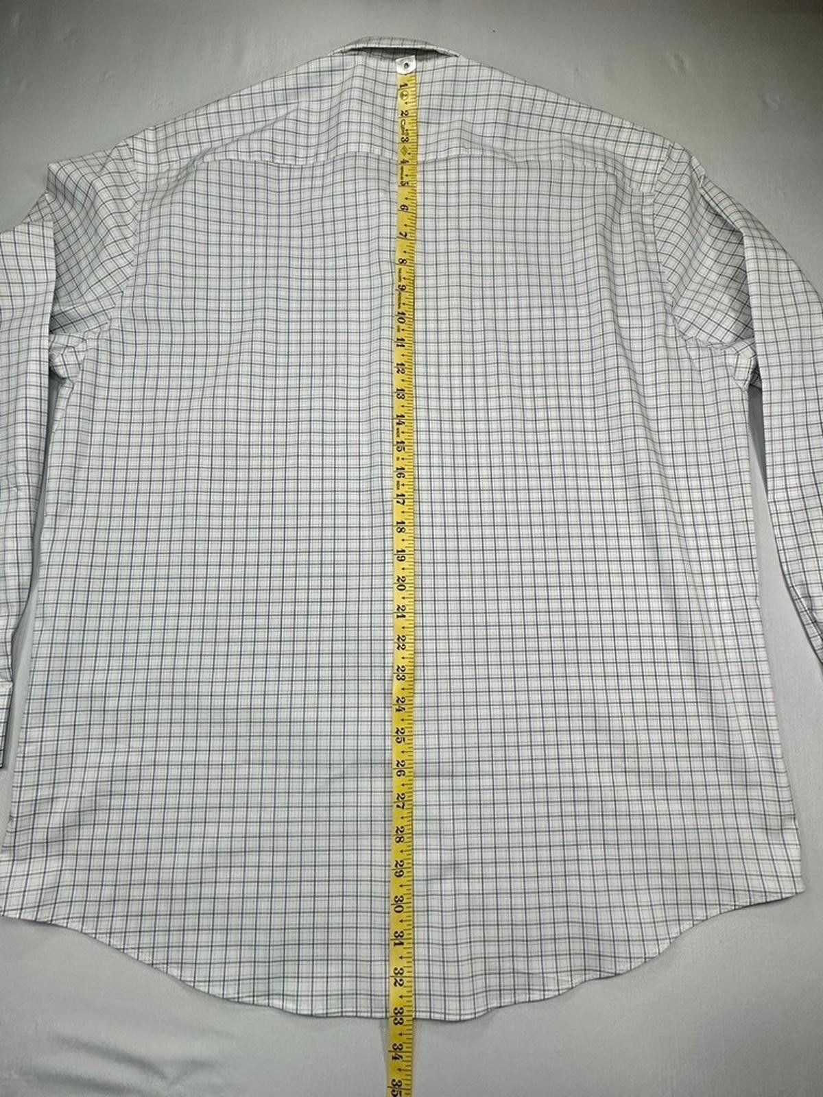 Van Heusen Van Heusen Wrinkle Free Stain Shield Reg. Fit White Men's XL Size 44R - 5 Thumbnail