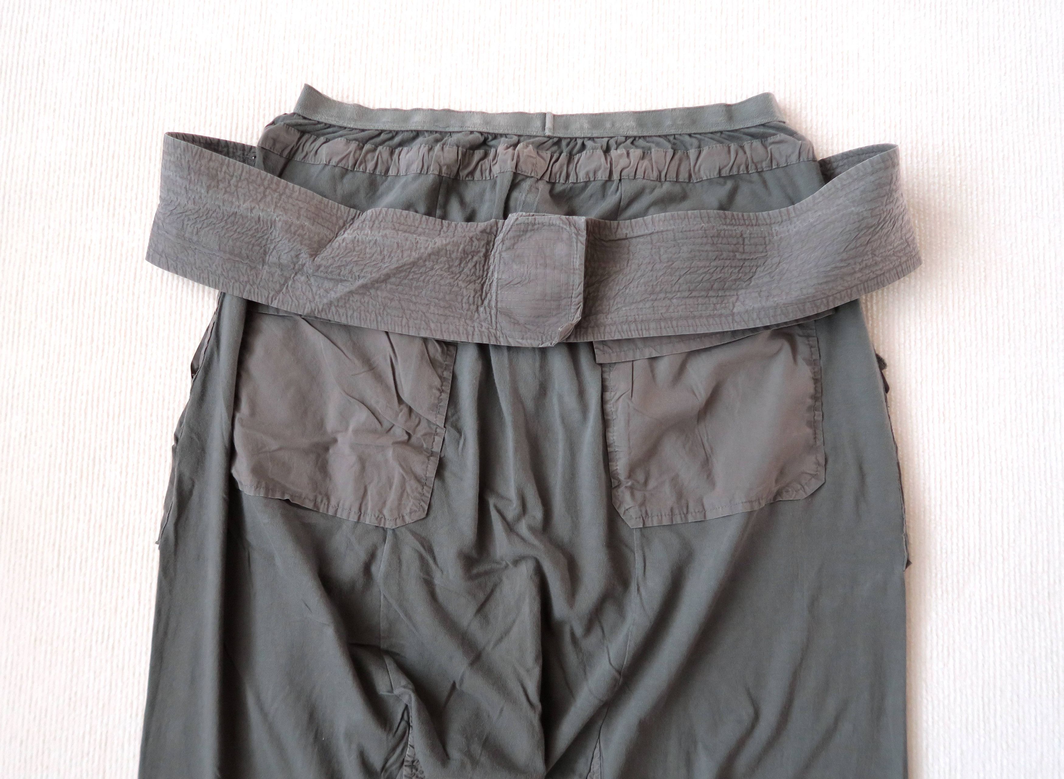 Rick Owens Drkshdw Rick Owens Exploder DNA Dust Creatch Drop Crotch Cargo Pants Size US 36 / EU 52 - 4 Thumbnail