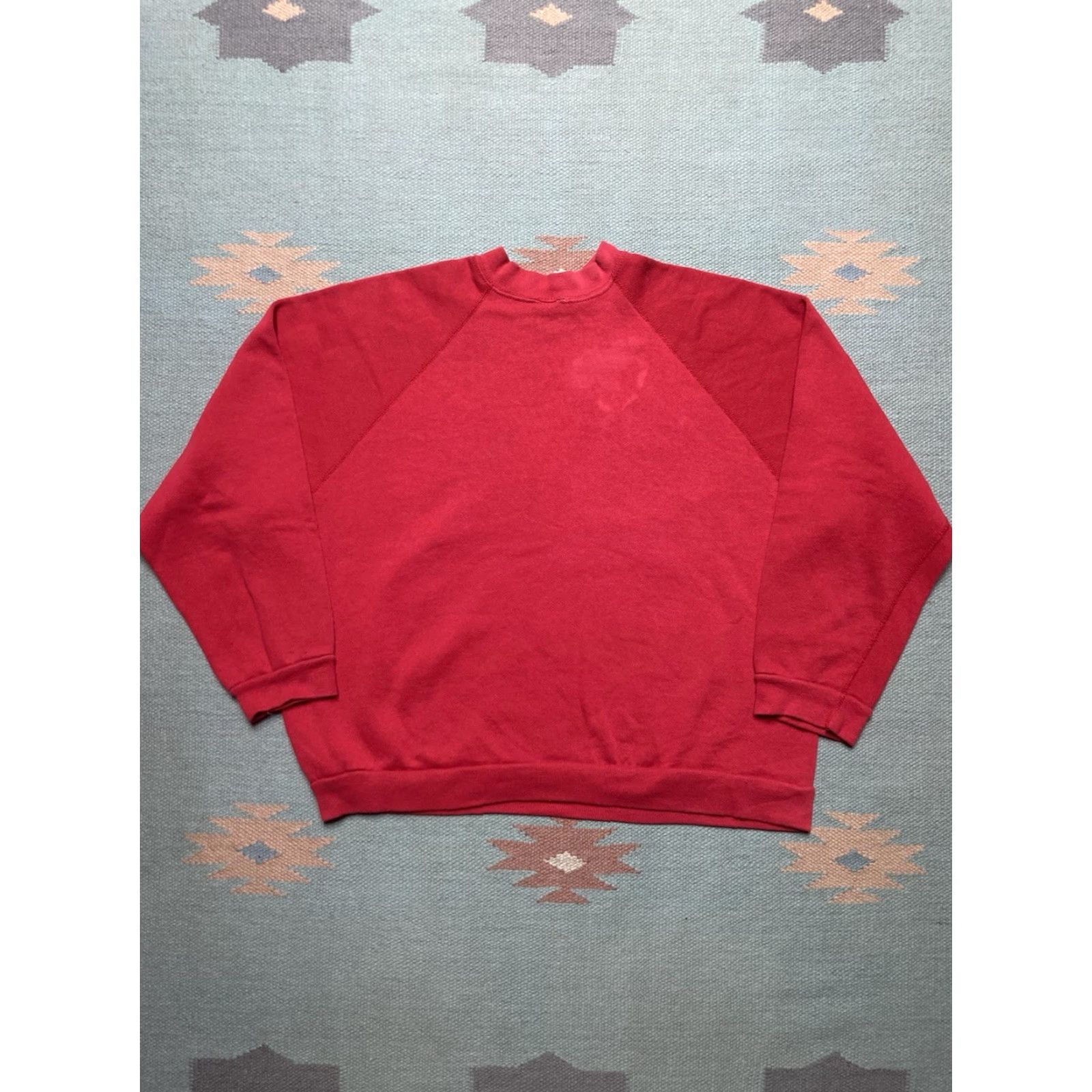 Vintage VINTAGE 90s crewneck sweatshirt deer animals nature raglan pullover boxy large shirt Mens Size US L / EU 52-54 / 3 - 6 Thumbnail