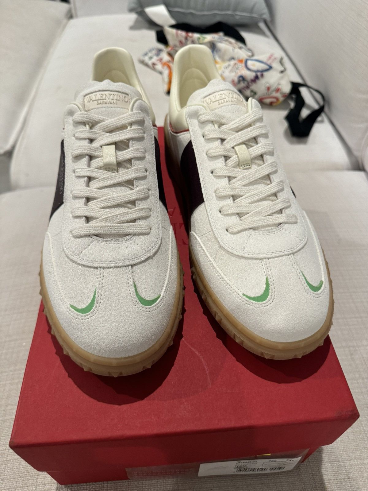 Valentino Valentino Upvilllage sneakers white rockstud men women shoes Size US 9 / EU 42 - 1 Thumbnail