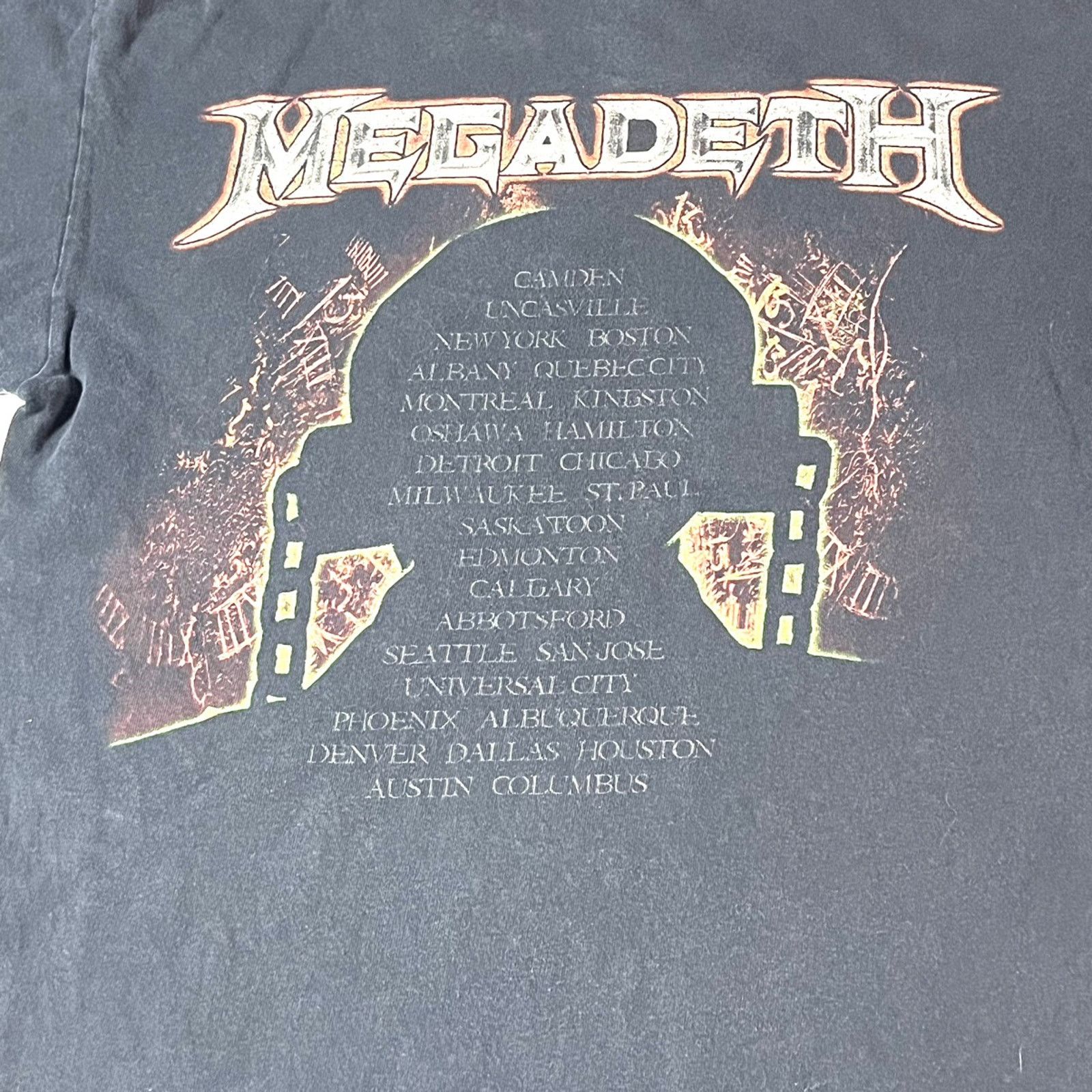 Band Tees 2000’s Anvil Megadeth Thirteen Graphic Band T-shirt Medium Size US M / EU 48-50 / 2 - 8 Thumbnail