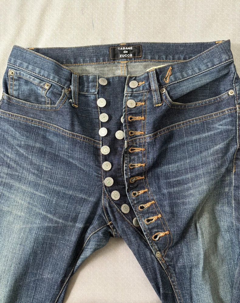 Yohji Yamamoto Vintage Cabane de Zucca Denim Pants-2506 Size 30" / US 8 / IT 44 - 2 Thumbnail