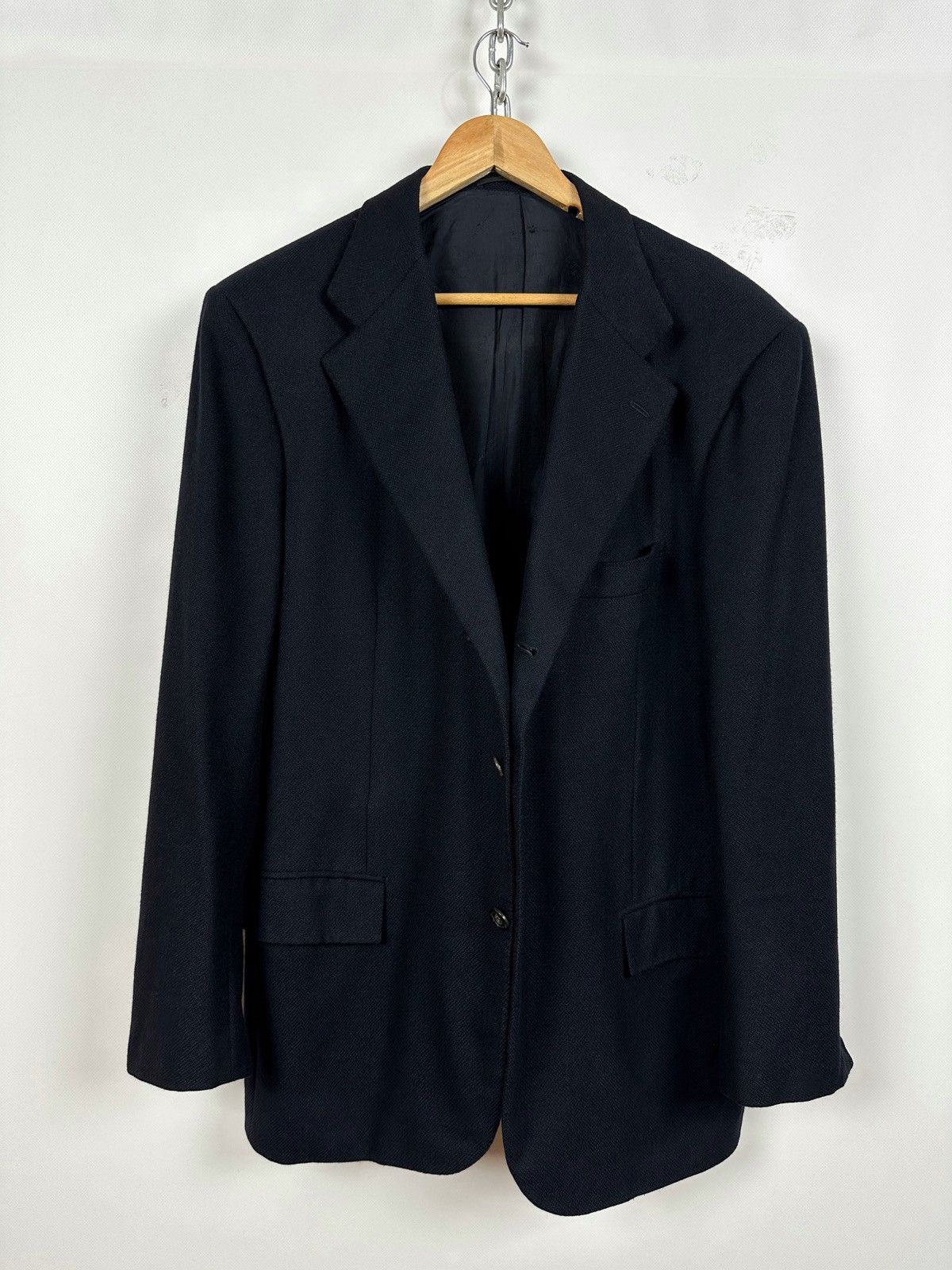 Kiton Vintage Kiton 3 Button Cashmere Blazer Jacket Size 54R - 9 Thumbnail