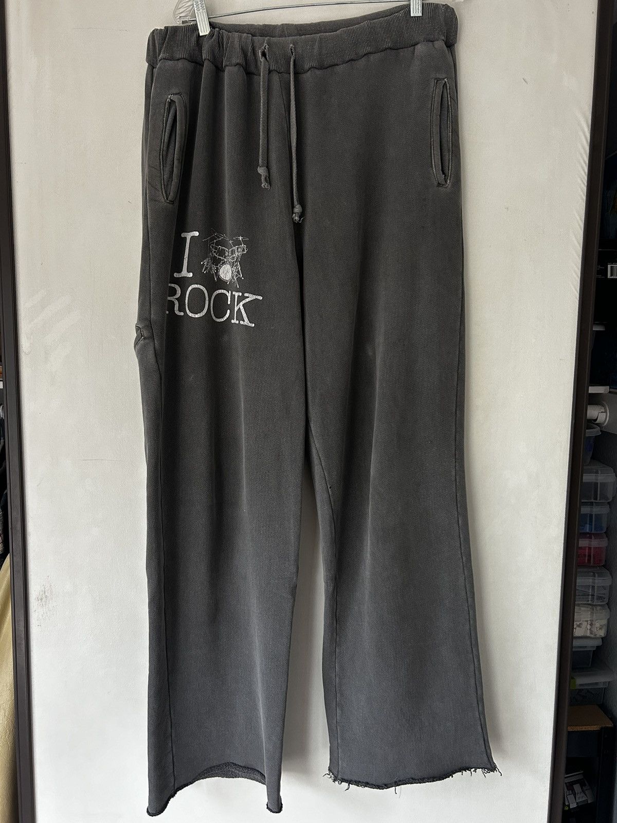 basketcase gallery BASKETCASE GALLERY I Love Rock Lounge Pants Size US 36 / EU 52 - 1 Thumbnail