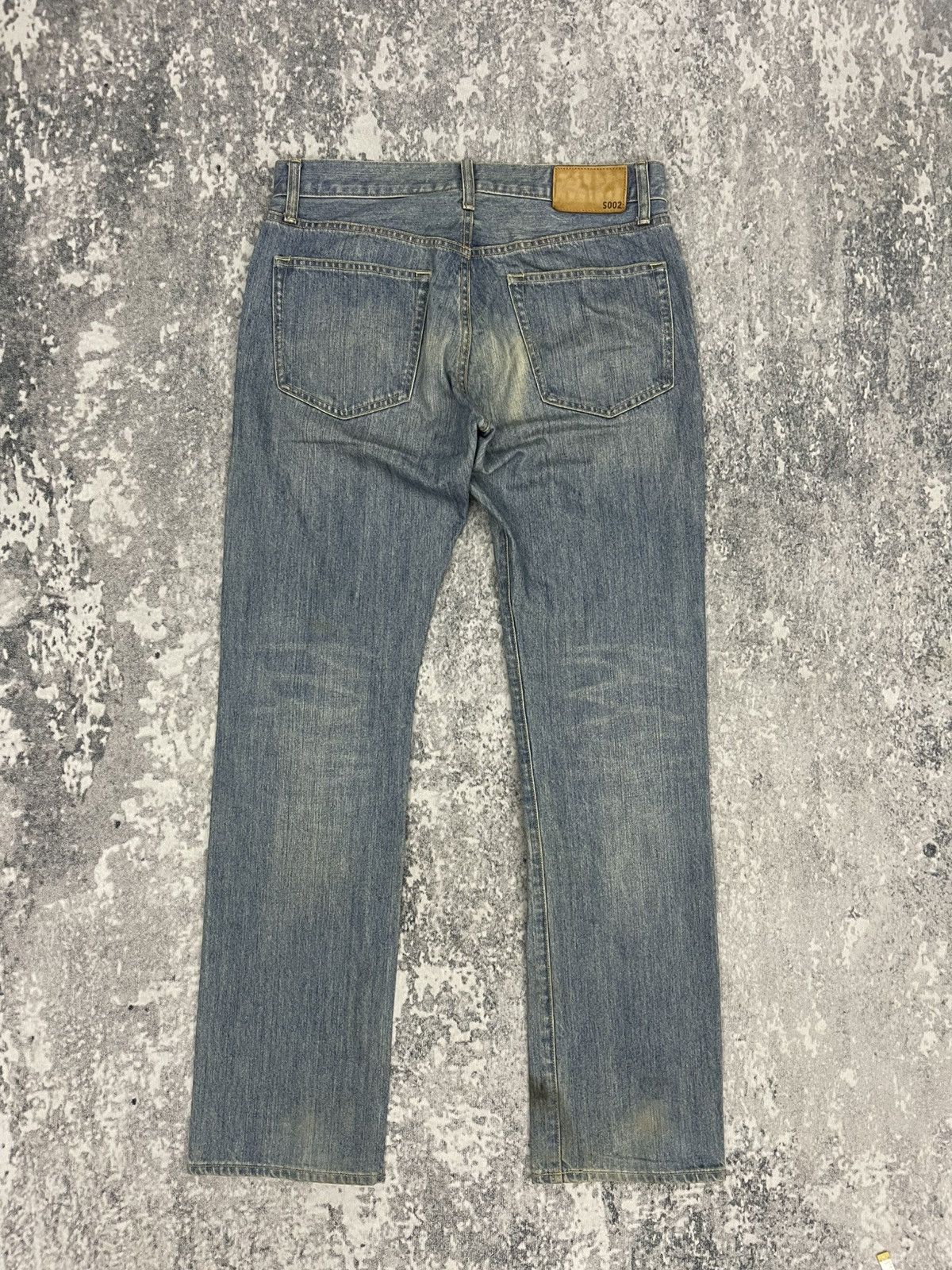 Uniqlo Vintage Uniqlo UJ S002 Faded Blue Washed Denim Size US 31 - 11 Thumbnail