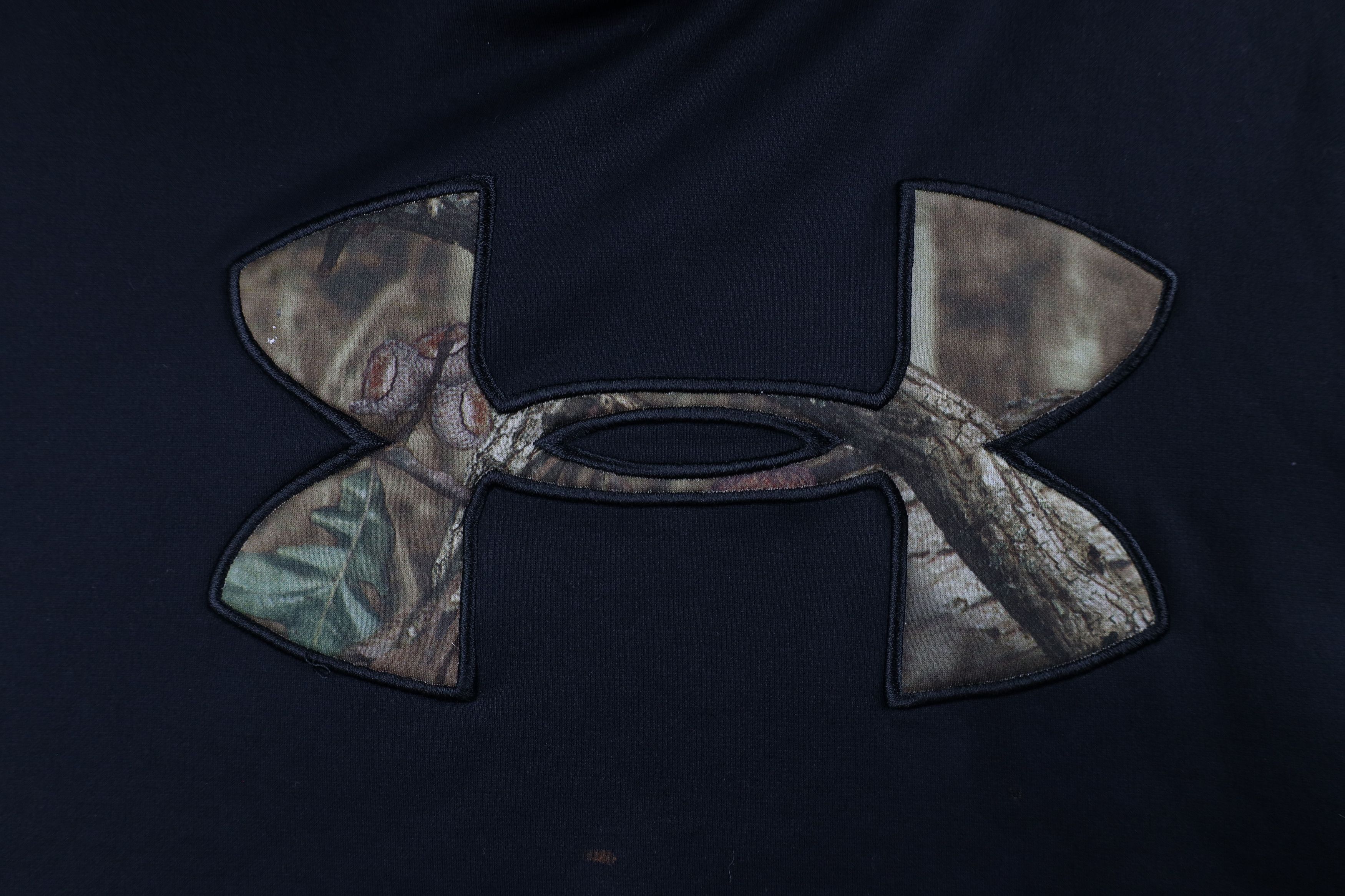 Under Armour × Vintage Under Armour Storm Big Logo Camouflage Hoodie Sweatshirt Size US L / EU 52-54 / 3 - 9 Thumbnail