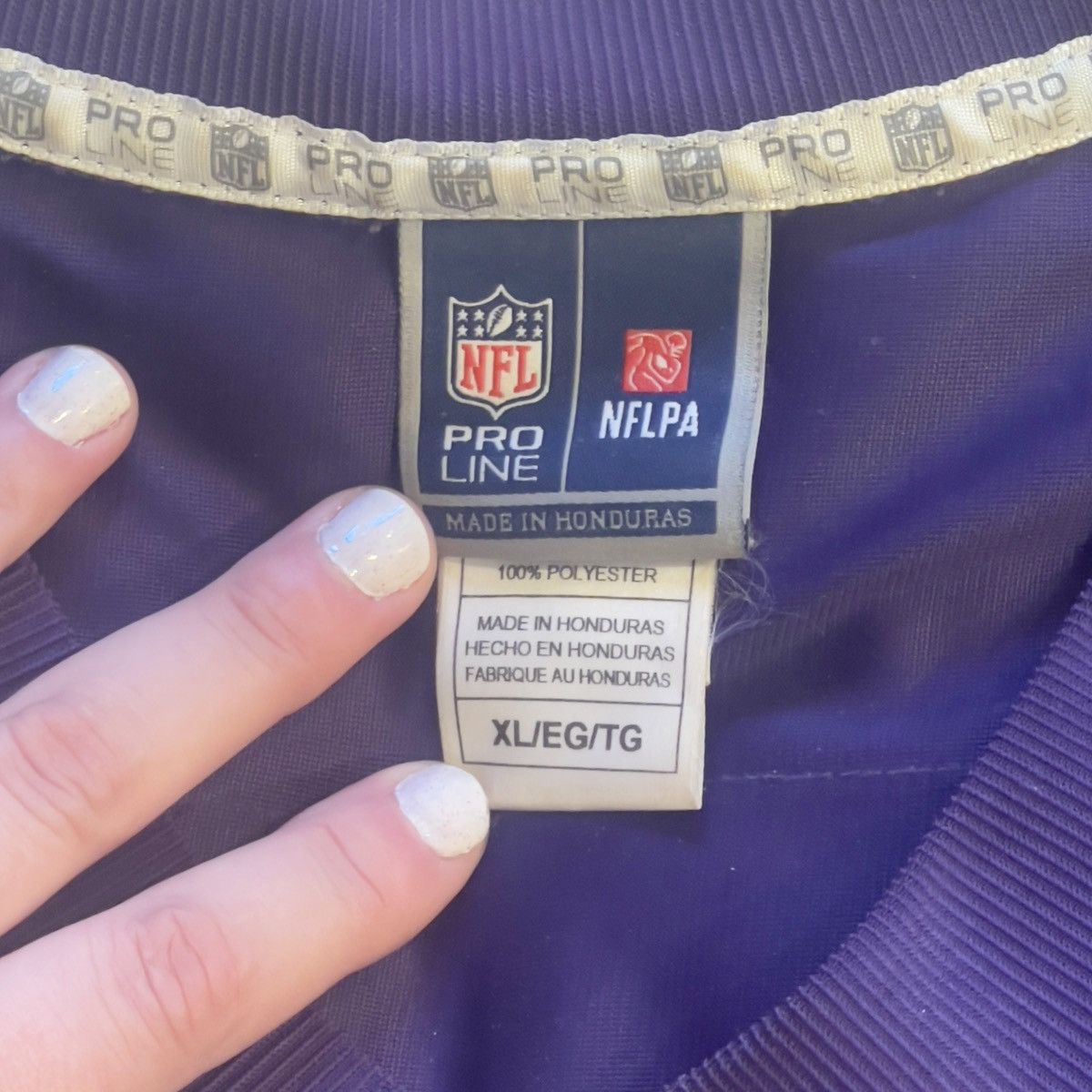 NFL Signed MN Vikings Brian Robinson Mens (Or Unisex) Jersey Size US XL / EU 56 / 4 - 5 Thumbnail