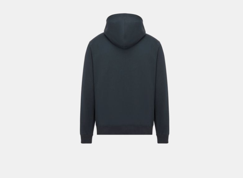 Dior o1w1db11225 413J69 Hooded Sweatshirt in Navy Blue Size US M / EU 48-50 / 2 - 2 Thumbnail