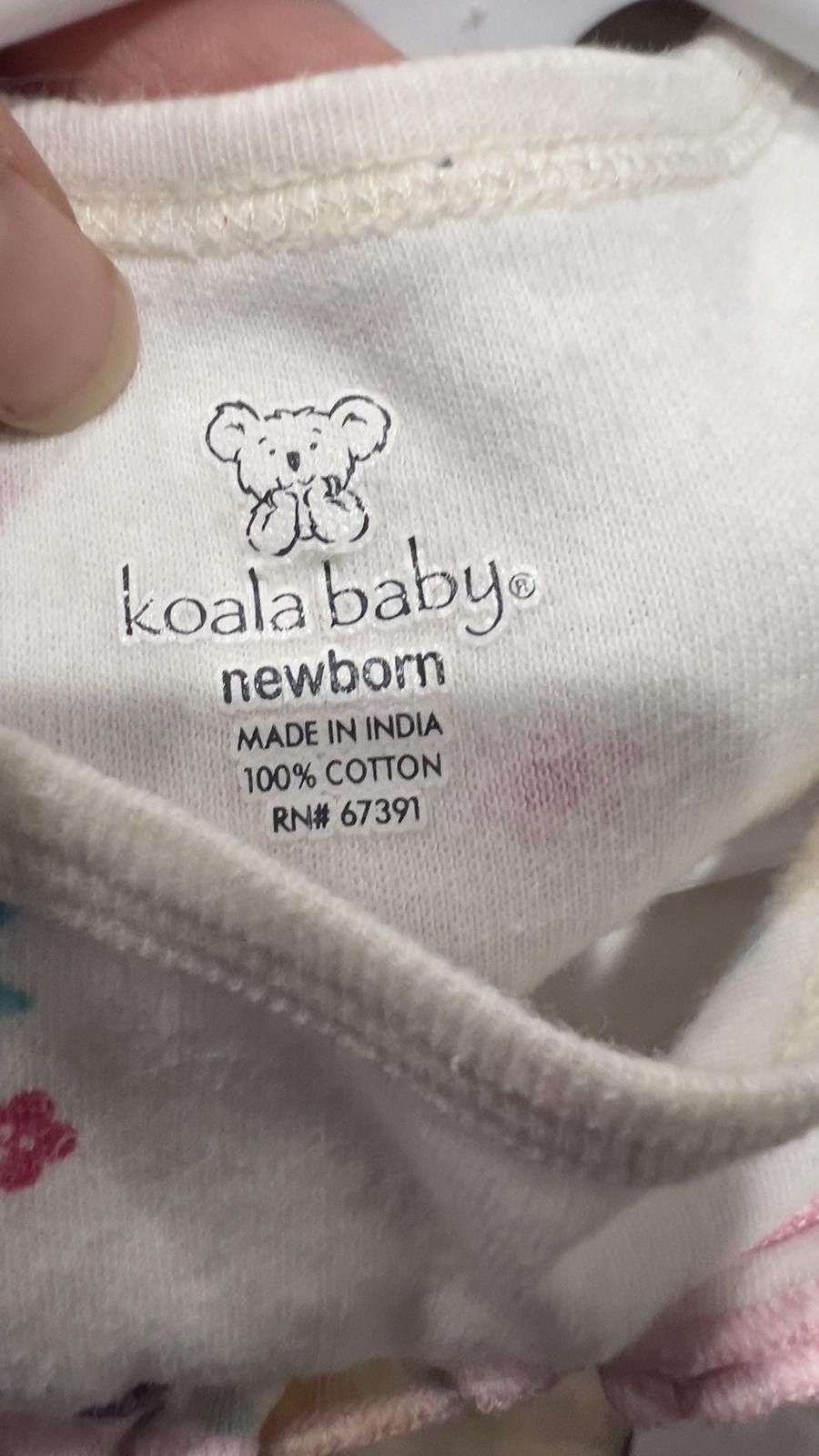 Other Koala Baby Floral Newborn Gown - Adorable Cotton Dress Size ONE SIZE - 3 Thumbnail