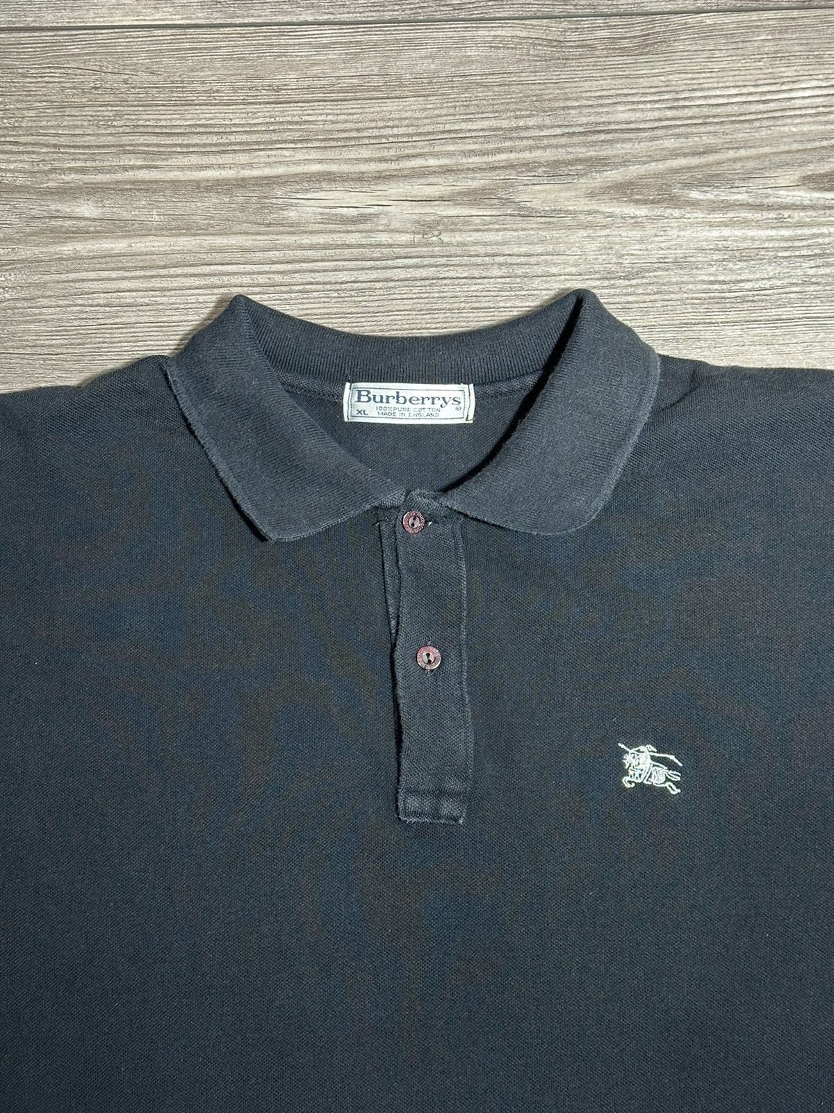 Burberry Vintage 90’s Burberrys Polo Shirt Size US L / EU 52-54 / 3 - 2 Thumbnail
