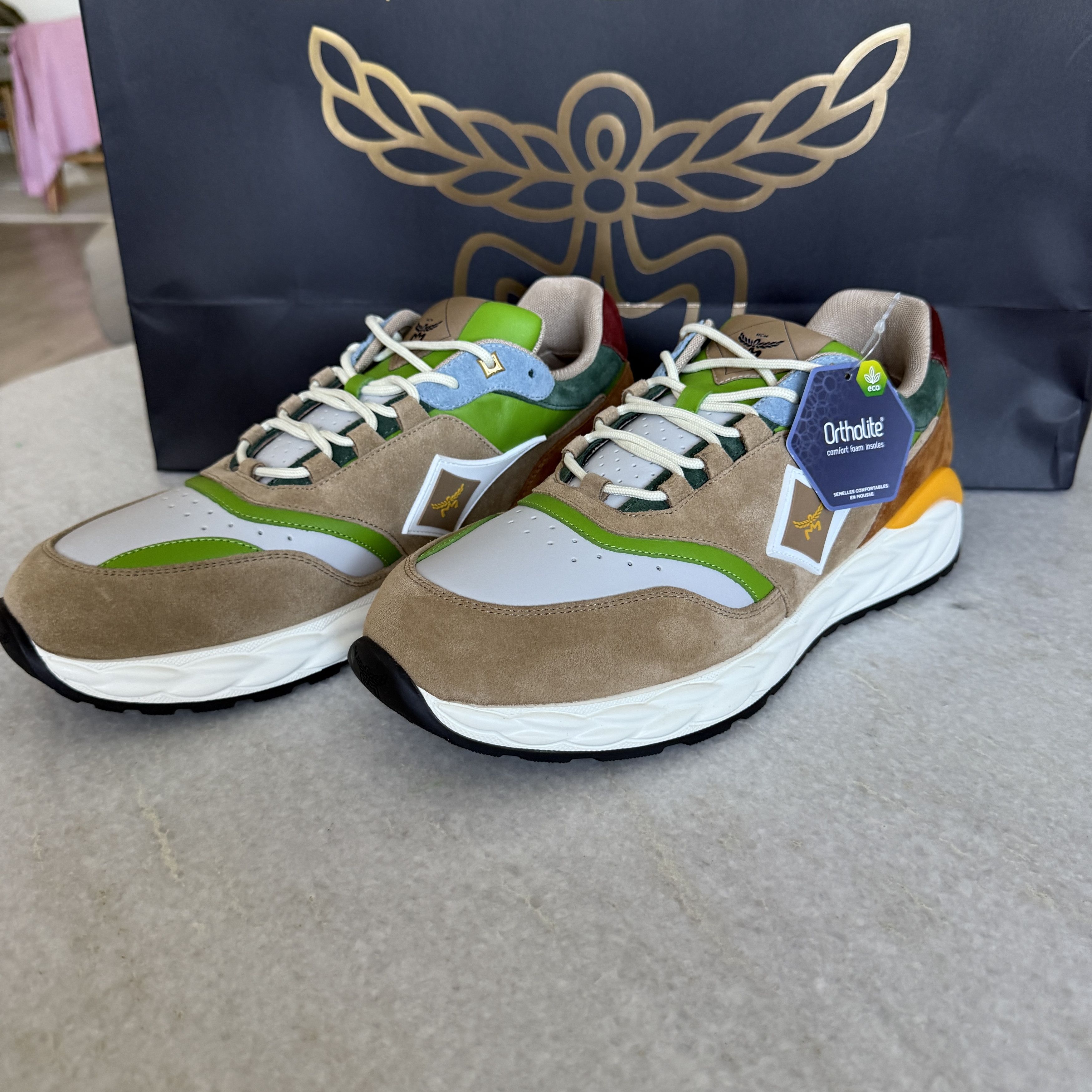 MCM MCM Skywander Low Top Sneakers Men's Suede, Sz 45 Size US 12 / EU 45 - 7 Thumbnail