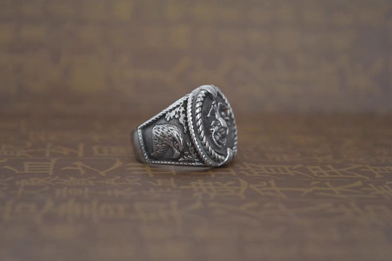 Jewelry Punk Jewelry Rings Open Size Chrome Ring (Size 7-13) Size ONE SIZE - 2 Thumbnail