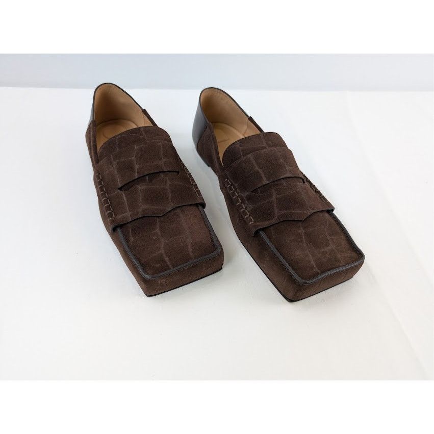 Jacquemus o1rshd1 Les Mocassins Carre Loafer Boots in Dark Brown Size US 12 / EU 45 - 6 Thumbnail
