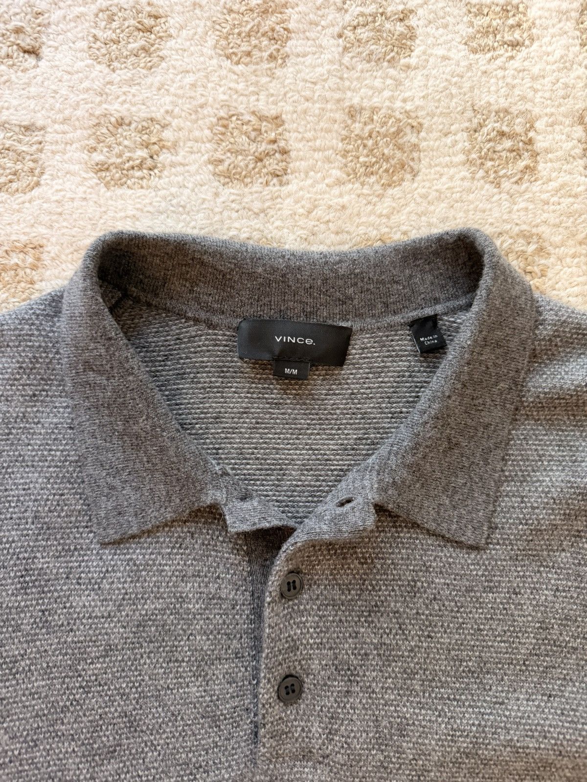 Vince Cashmere Polo Size US M / EU 48-50 / 2 - 3 Thumbnail