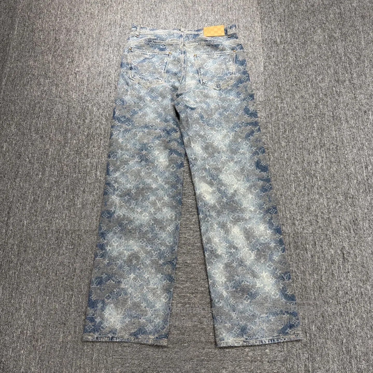 Louis Vuitton Louis Vuitton ss26 MONOGRAM printed floral denim jeans| Size US 30 / EU 46 - 2 Thumbnail