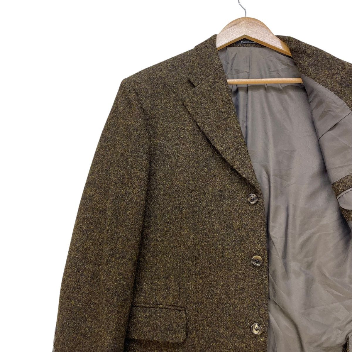 Autumn Cashmere 💥Vintage Harris Tweed Jacket Size M / US 6-8 / IT 42-44 - 4 Thumbnail