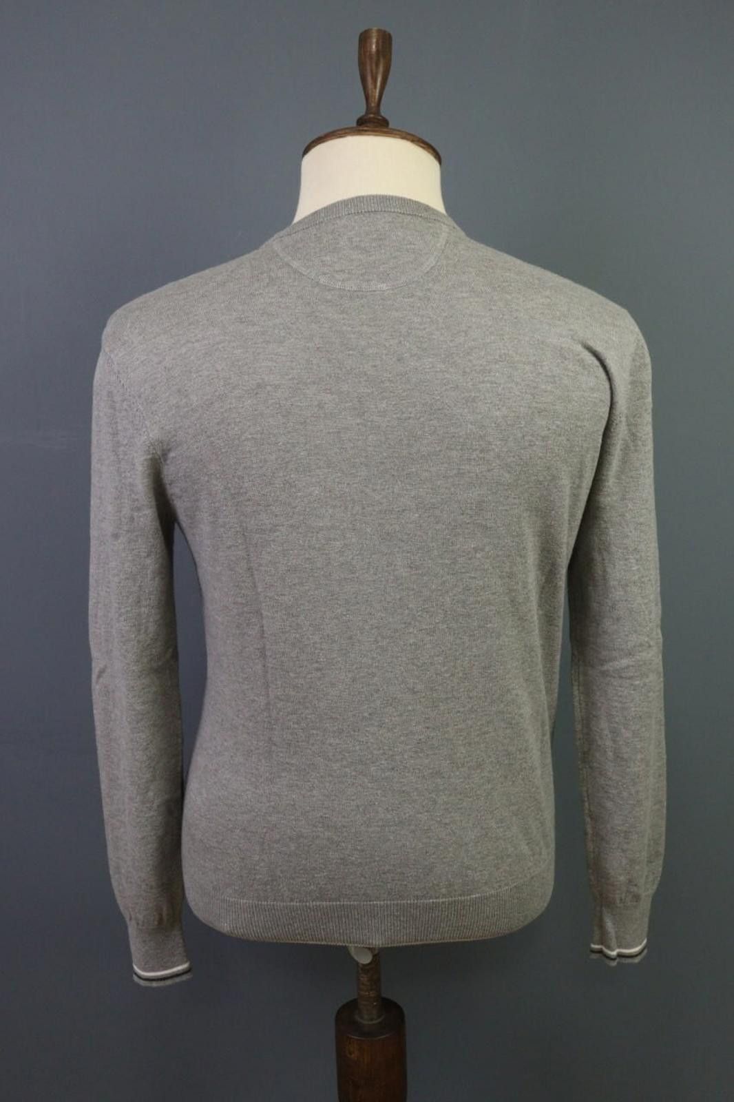 La Martina La Martina Gray Knitted Crew Neck Sweatshirt Size L Size US L / EU 52-54 / 3 - 9 Thumbnail
