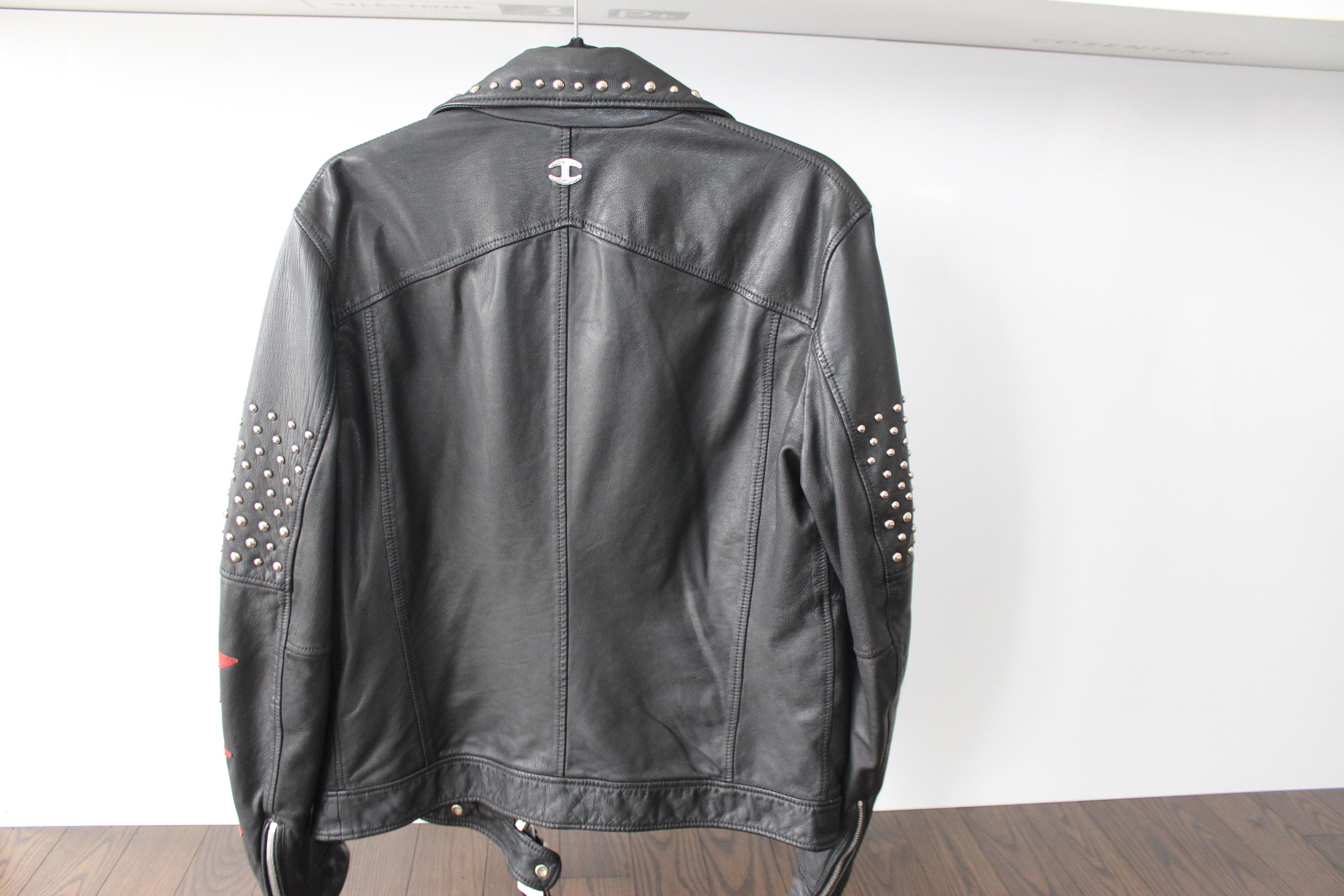 Just Cavalli Just Cavalli Leather Biker Jacket Size US M / EU 48-50 / 2 - 4 Thumbnail