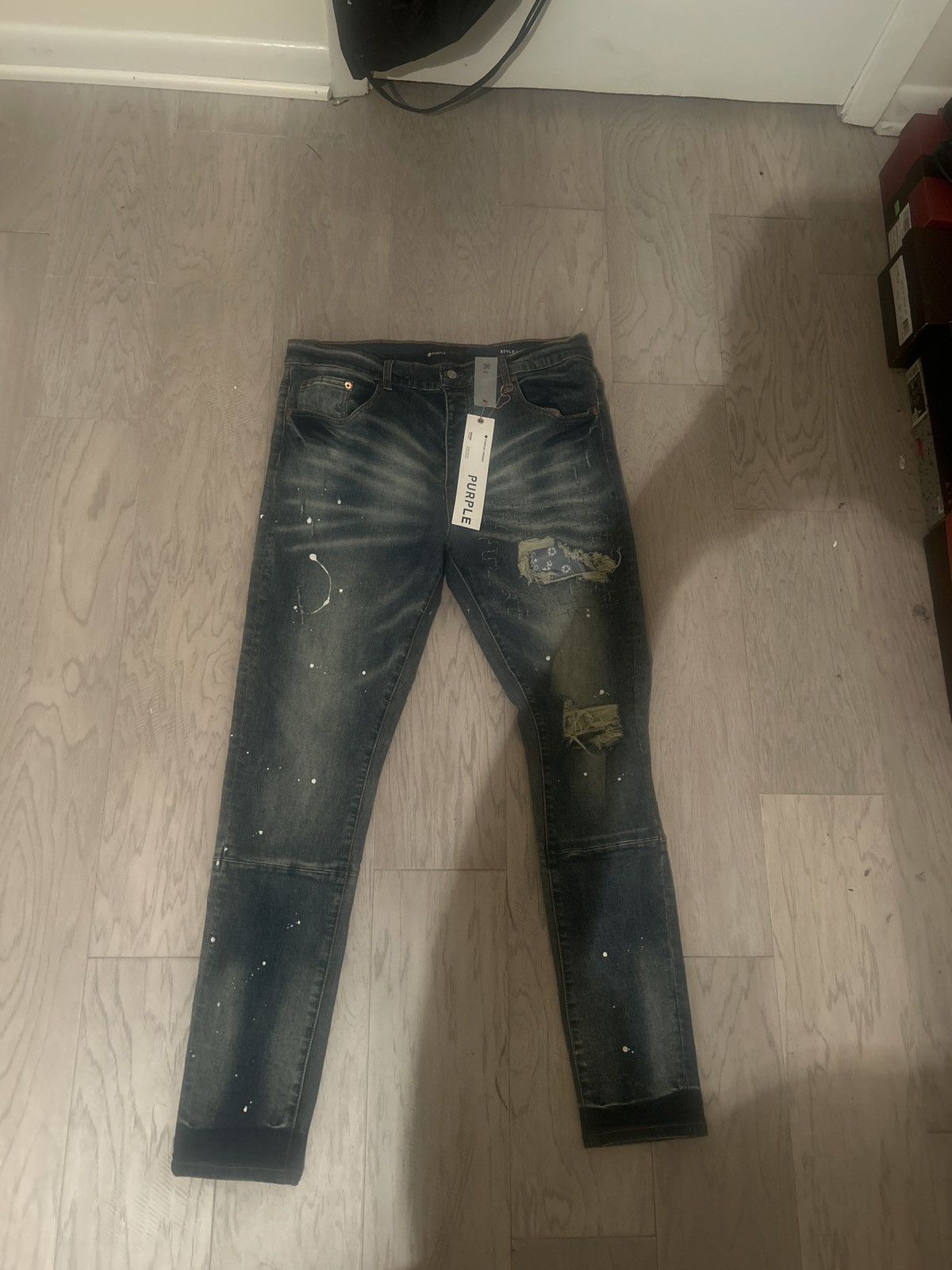 Purple Brand ripped Purple brand jeans Size US 36 / EU 52 - 1 Thumbnail