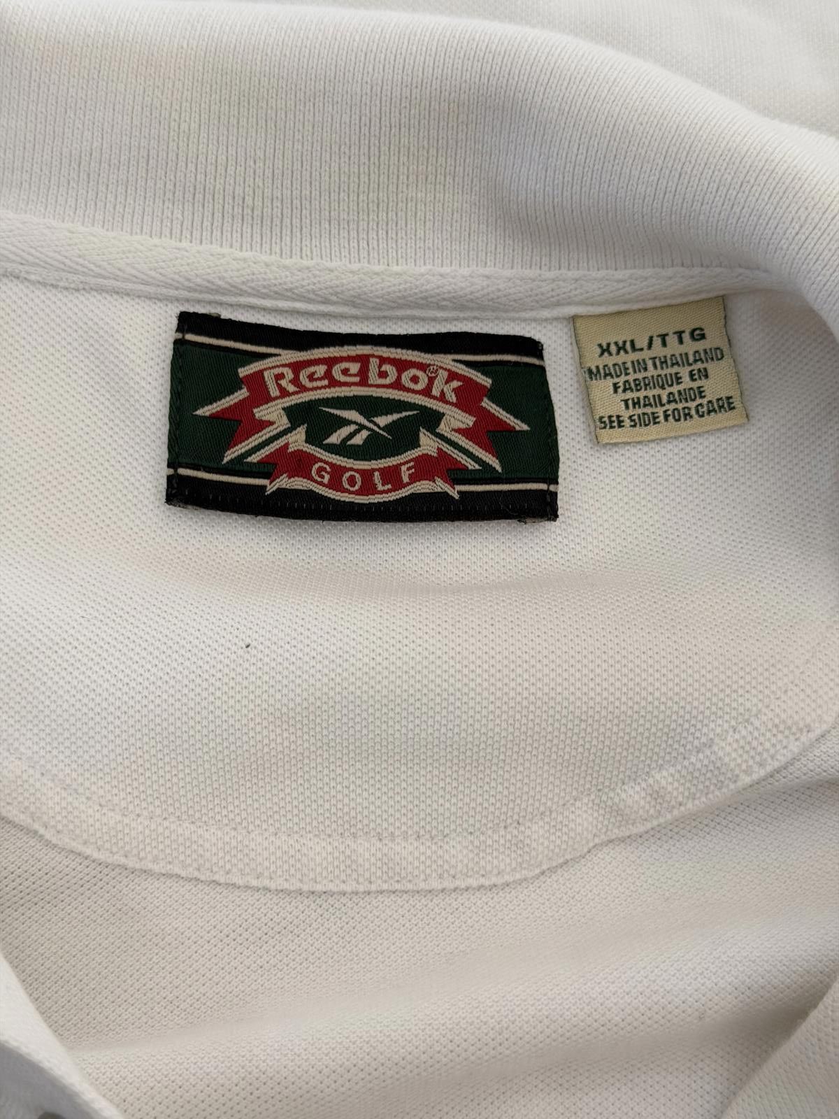 Reebok Vintage 90s Reebok Golf White Polo Shirt XXL Size US XL / EU 56 / 4 - 4 Thumbnail