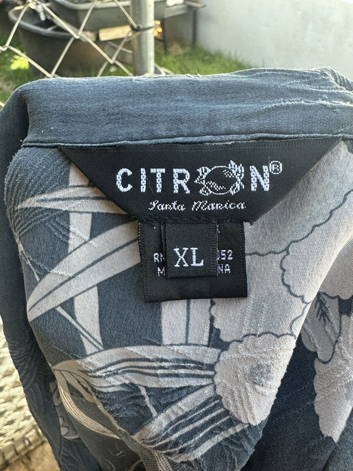 Other Citron Santa Monica Blouse Bamboo Print Women's XL Size XL / US 12-14 / IT 48-50 - 4 Thumbnail