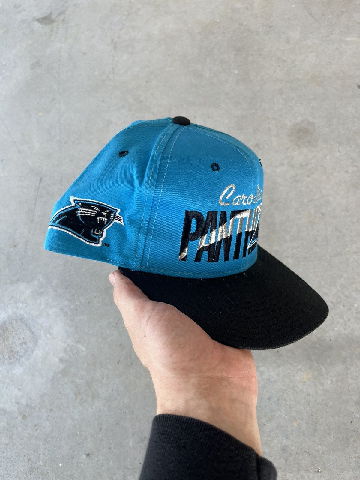 NFL Vintage 90’s Carolina Panthers #1 Apparel NFL Snapback Hat Size ONE SIZE - 2 Thumbnail