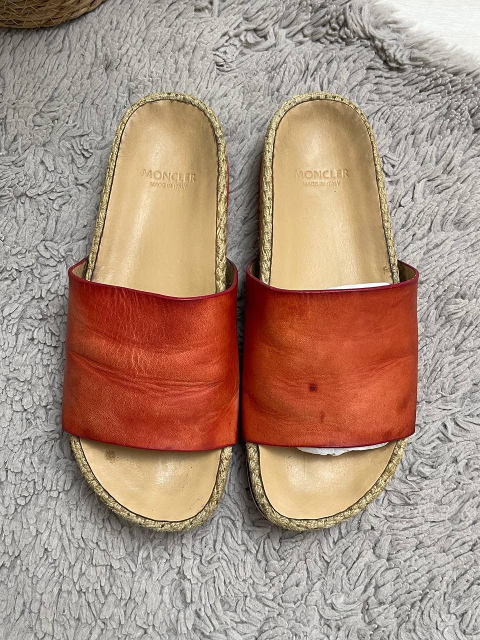 Moncler Moncler Luxury Faded Flats Leather Sleeper’s Size US 9 / IT 39 - 1 Thumbnail