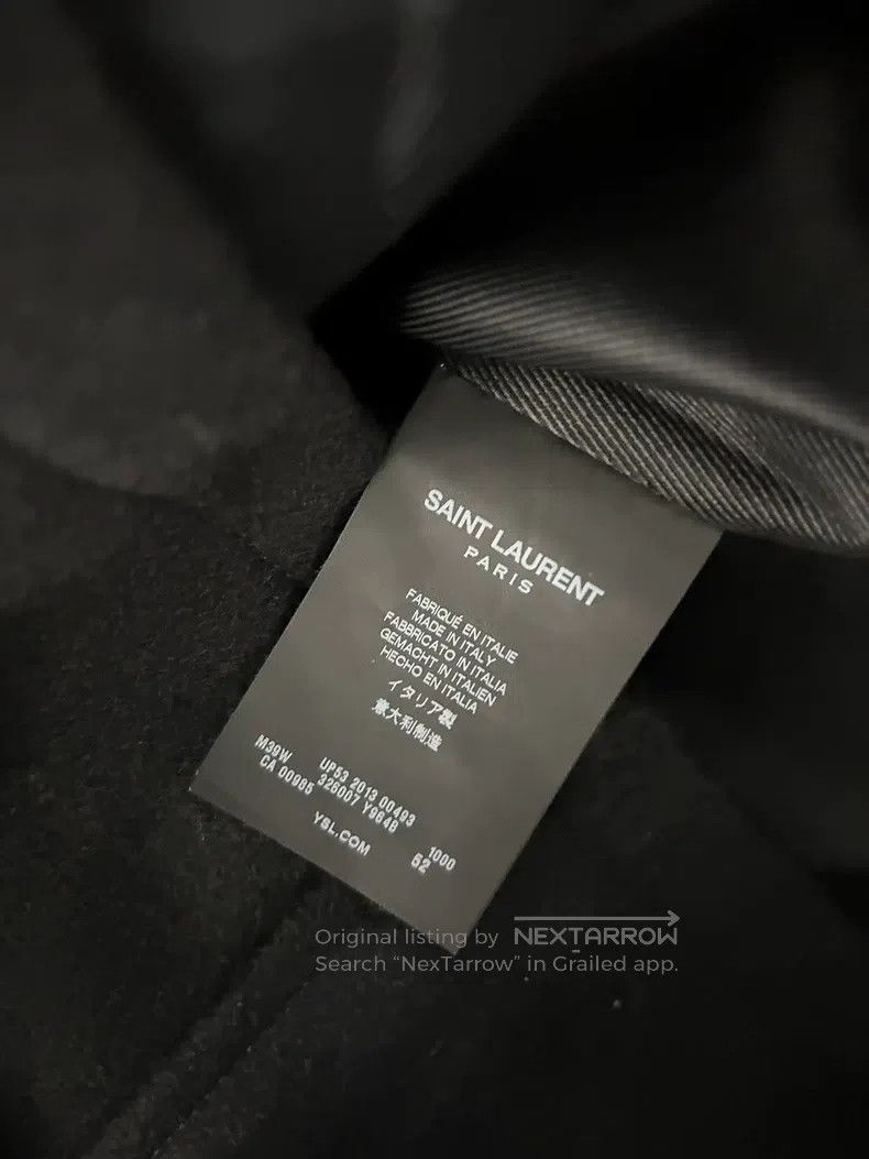 Saint Laurent Paris Saint Laurent Paris Wool and Sheepskin Patchwork Jacket Size US L / EU 52-54 / 3 - 4 Thumbnail