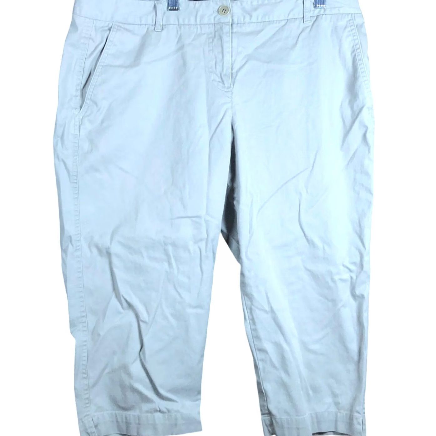 Talbots Talbots Womens Pants Gray Blue Petite Signature High Rise Stretch 14P Pants Petite Women Size 24" / US 00 / IT 34 - 2 Thumbnail