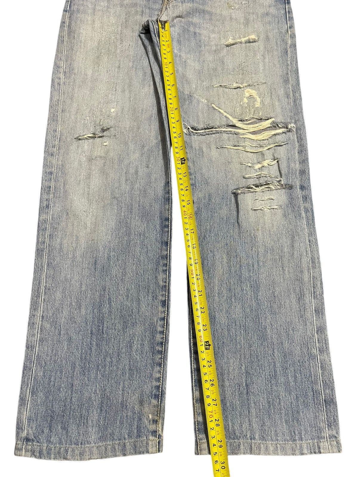 14th Addiction Vintage Japanese Brand Blue Wash Distressed Style Jeans Size US 34 / EU 50 - 13 Thumbnail