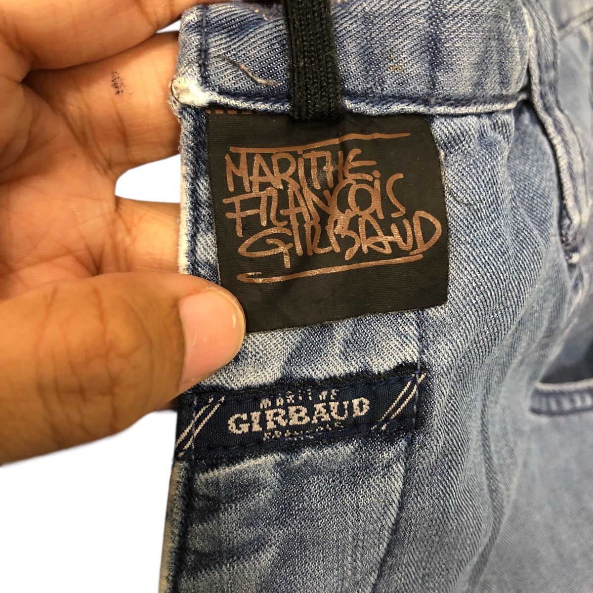 Marithe + Francois Girbaud French Workwear Blue Wide Pants – Marthe Girbaud Size 32" / US 10 / IT 46 - 21 Thumbnail