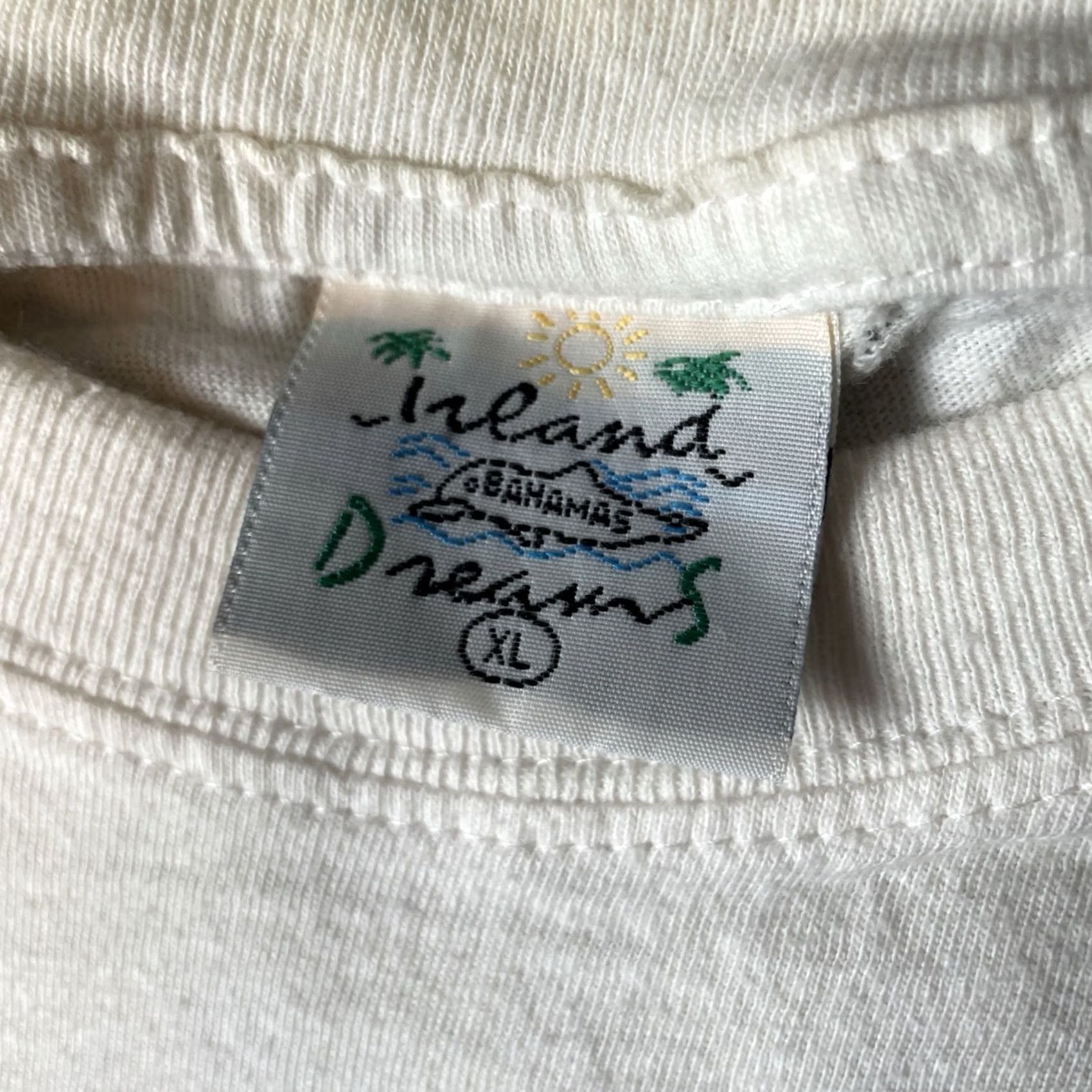 Vintage VINTAGE Bahamas T Shirt Mens XL White I Don't Do Mornings Funny Tee 80s 90s Graphic Print Cotton Short Sleeve Crew Neck Size US XL / EU 56 / 4 - 5 Thumbnail