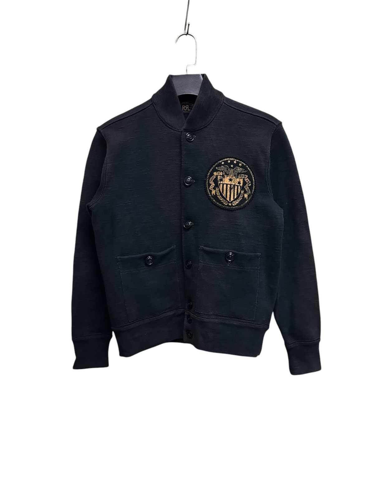 RRL RALPH LAUREN JACKET KNIT A-1 FLIGHT BLOUSON