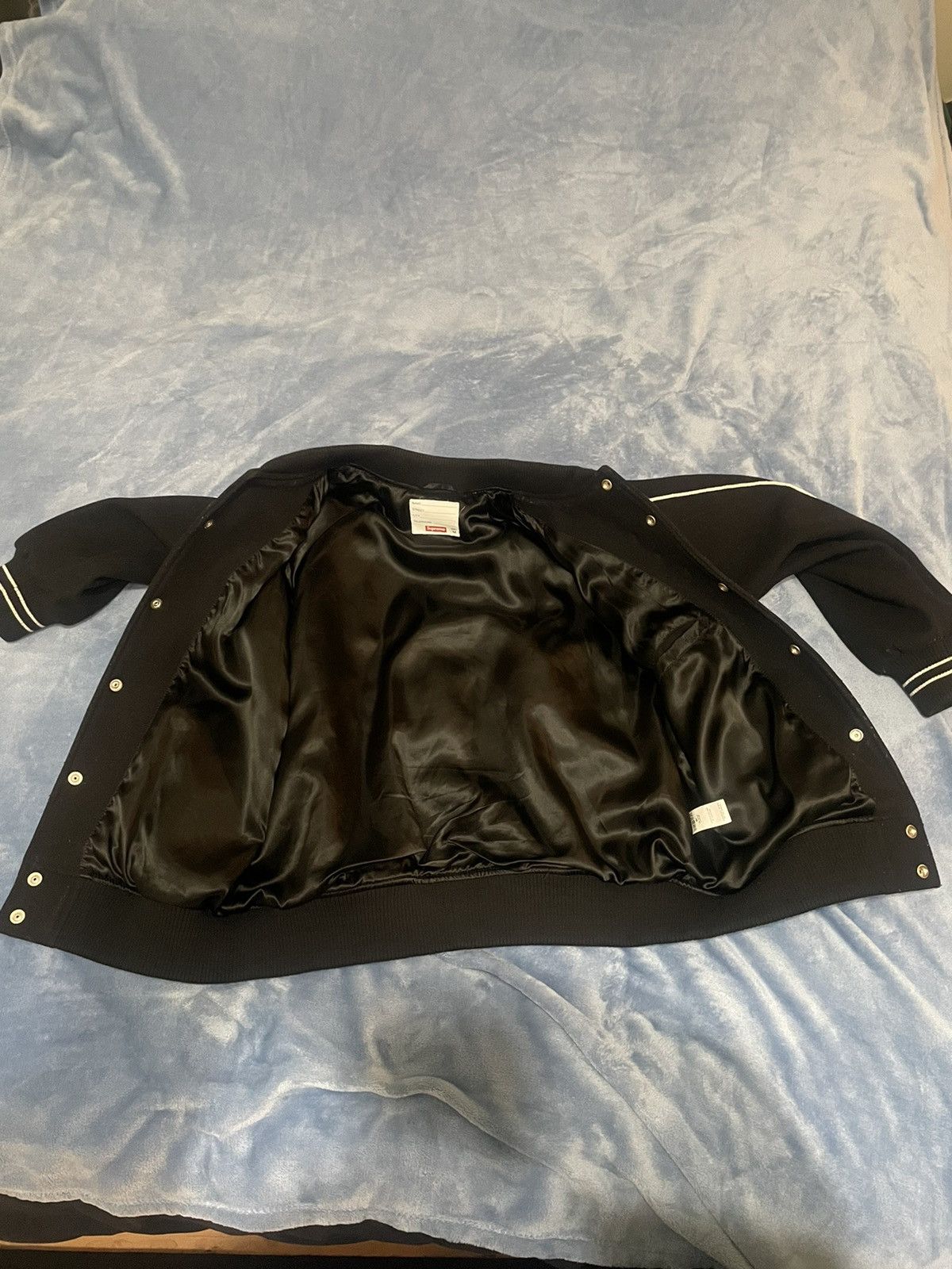 Supreme Supreme/Jamie Reid Its all Bullocks Varsity Jacket Size US M / EU 48-50 / 2 - 3 Thumbnail