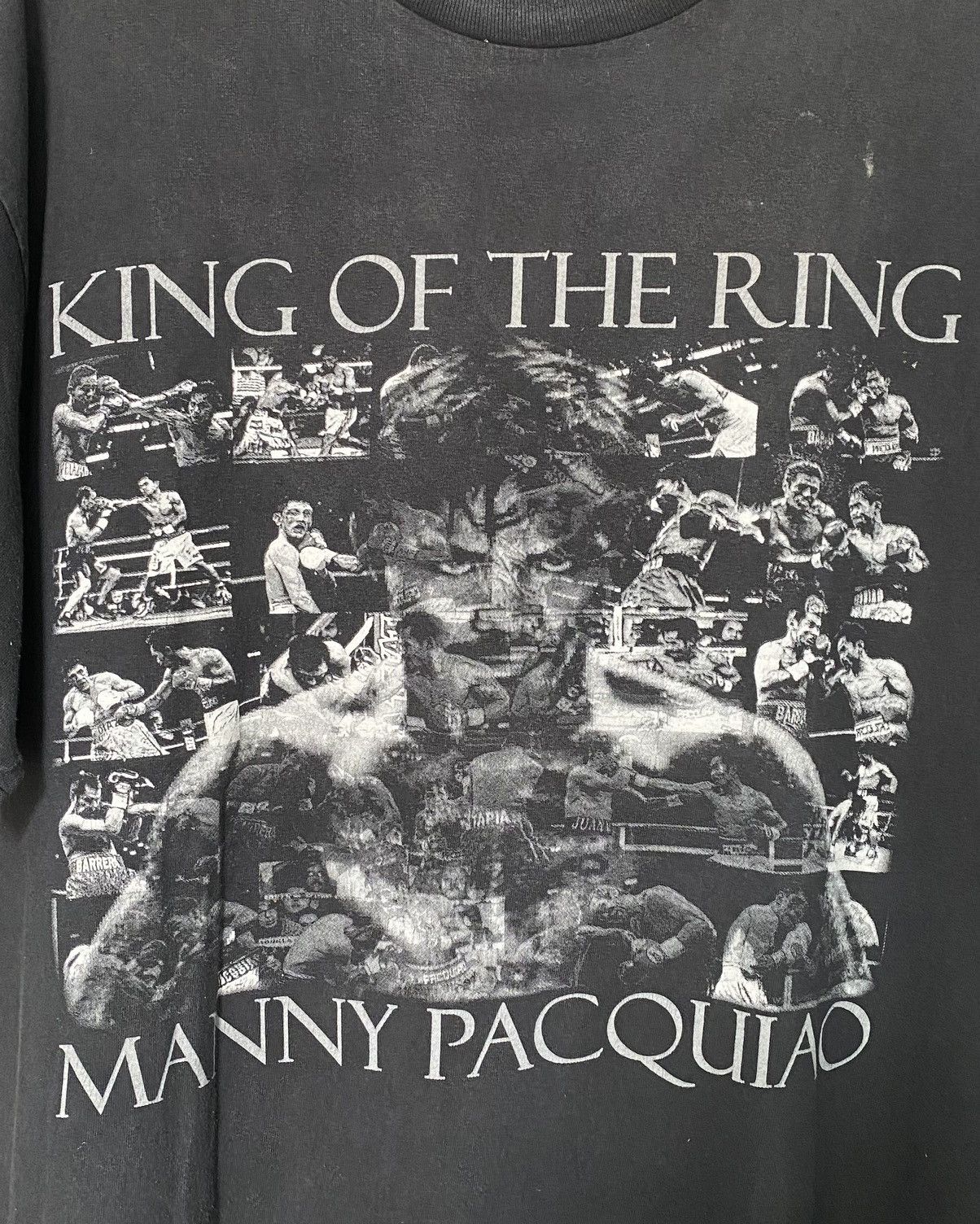 AAA T-Shirt Vintage Boxing Manny Pacquiao King of The Ring Size US XL / EU 56 / 4 - 3 Thumbnail