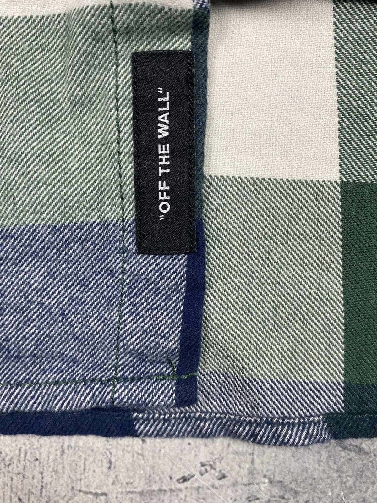 Vans Vans Plaid Flannel Shirt Green Blue Slim Fit Button Up Size US S / EU 44-46 / 1 - 9 Thumbnail