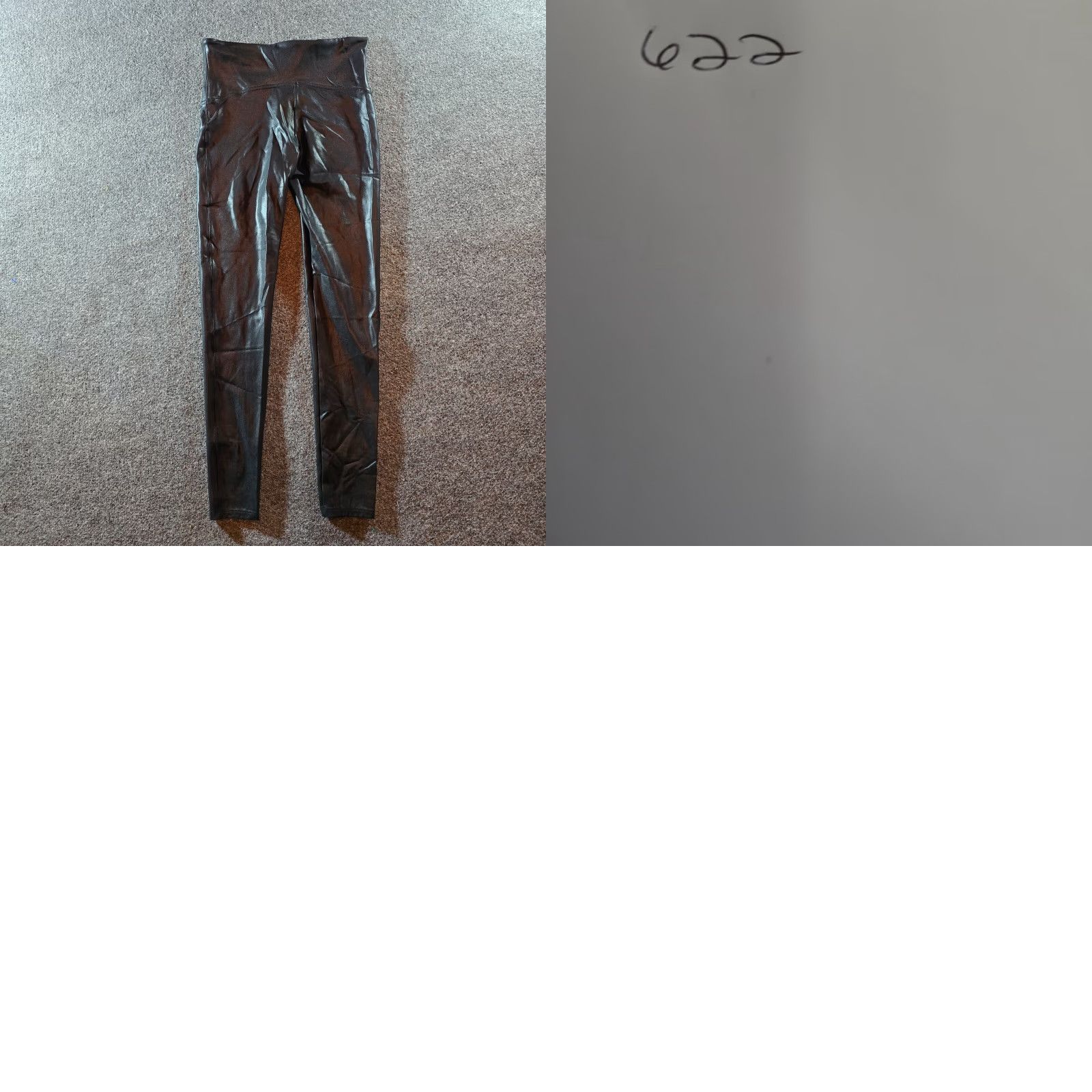 Spanx Spanx Pants Womens Large Black Faux Leather Stretch Casual Capsule Leggings Size L Size 36" / US 14 / IT 50 - 8 Thumbnail