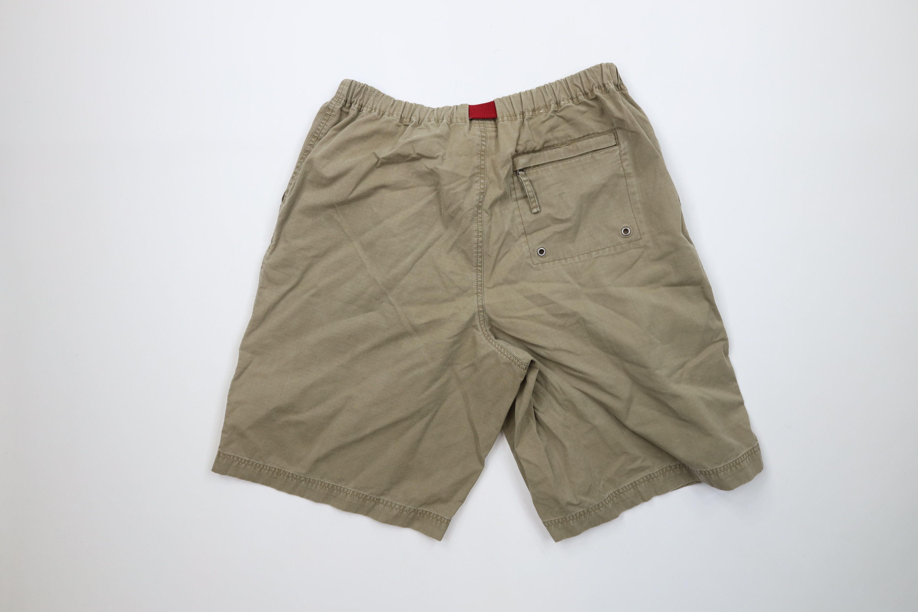 Gap Vintage Y2K 2000 Gap Belted Ripstop Cargo Shorts Green Brown Size US 34 / EU 50 - 8 Thumbnail