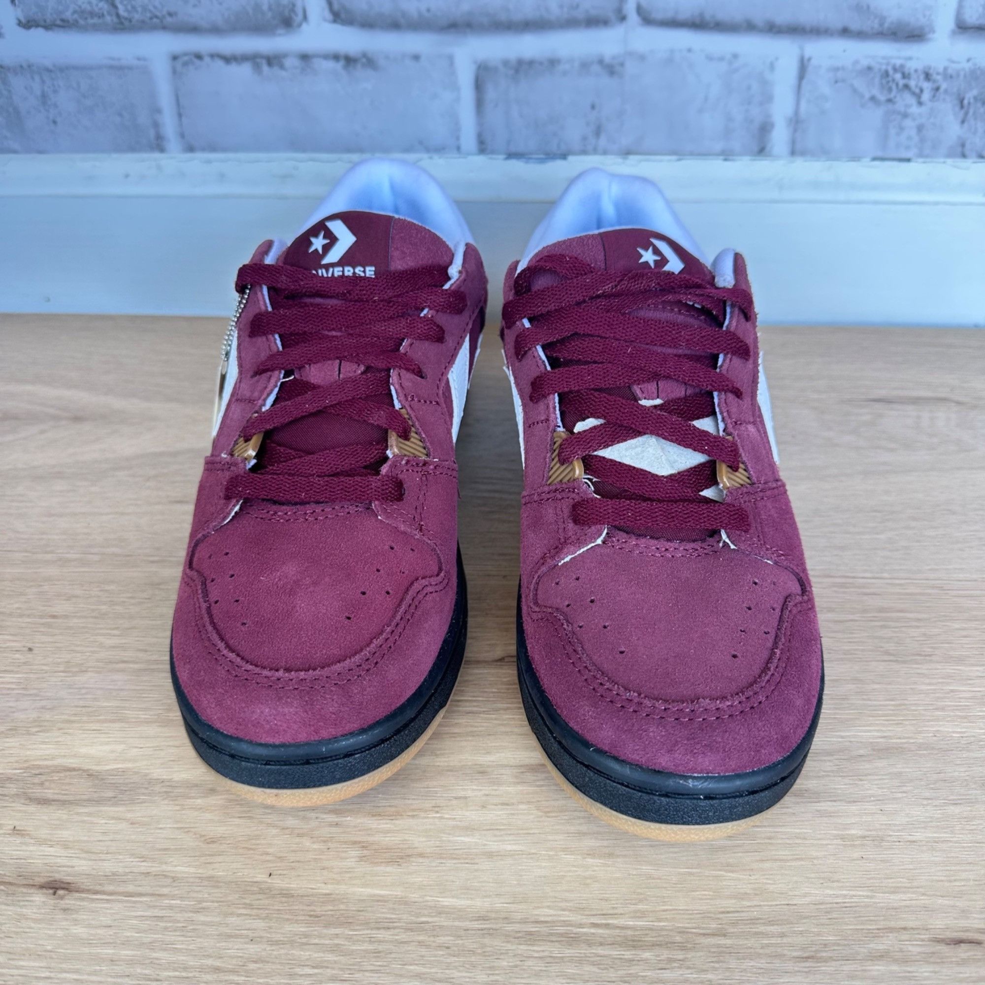 Converse ⭐Converse CL98 Suede Low Black Deep Bordeaux Gum 8.5 Mens Sh Size US 8.5 / EU 41-42 - 4 Thumbnail
