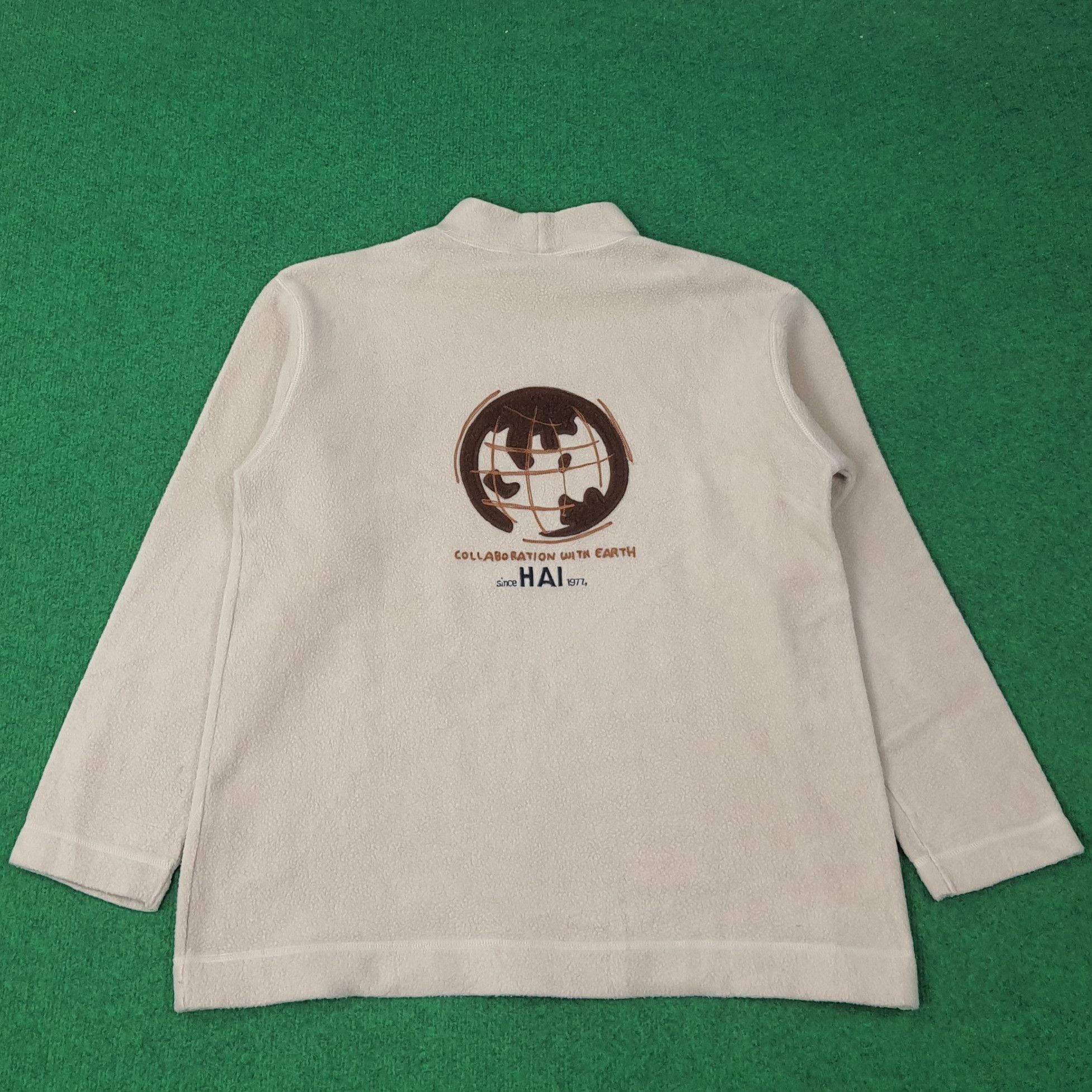 Hai Sporting Gear Hai Sporting Gear by Issey Miyake Fleece Sweatshirt C263N22 Size US M / EU 48-50 / 2 - 4 Thumbnail