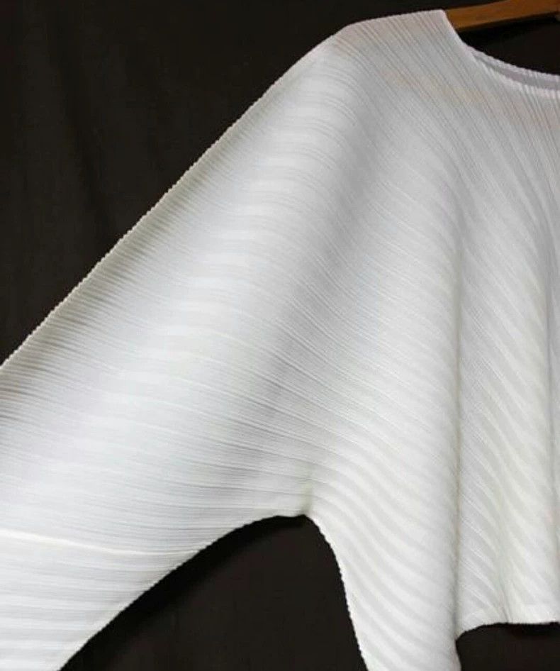 Issey Miyake issey miyake size:3 White pleated coat Size XXS / US 00 / IT 34 - 3 Thumbnail