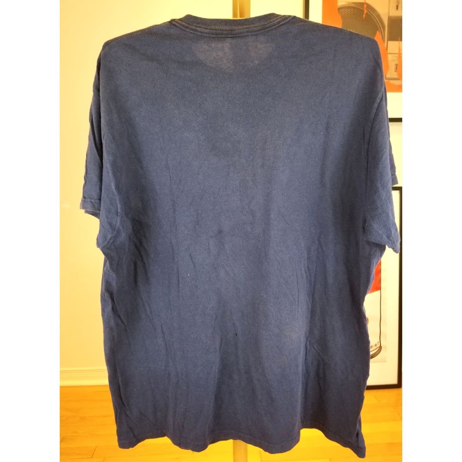 Fruit Of The Loom VINTAGE 90' FRUIT OF THE LOOM BLACK T-SHIRT XL ONE POCKET COTTON THIN Mens Size US XL / EU 56 / 4 - 7 Thumbnail