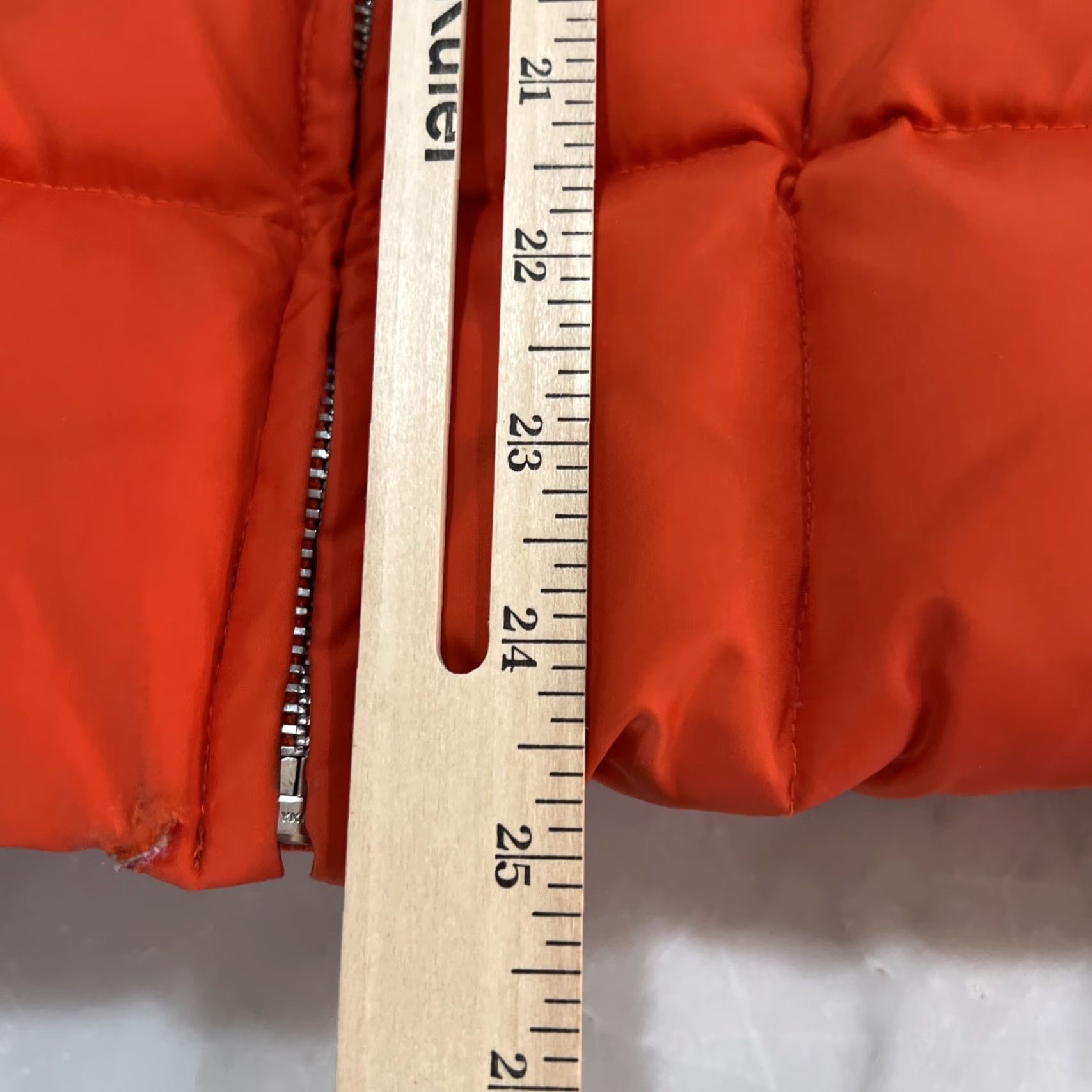 Gap VINTAGE Gap Zip Front 75% Down Vest Jacket Womens XL Orange Pockets Y2K Jacket Size XL / US 12-14 / IT 48-50 - 6 Thumbnail