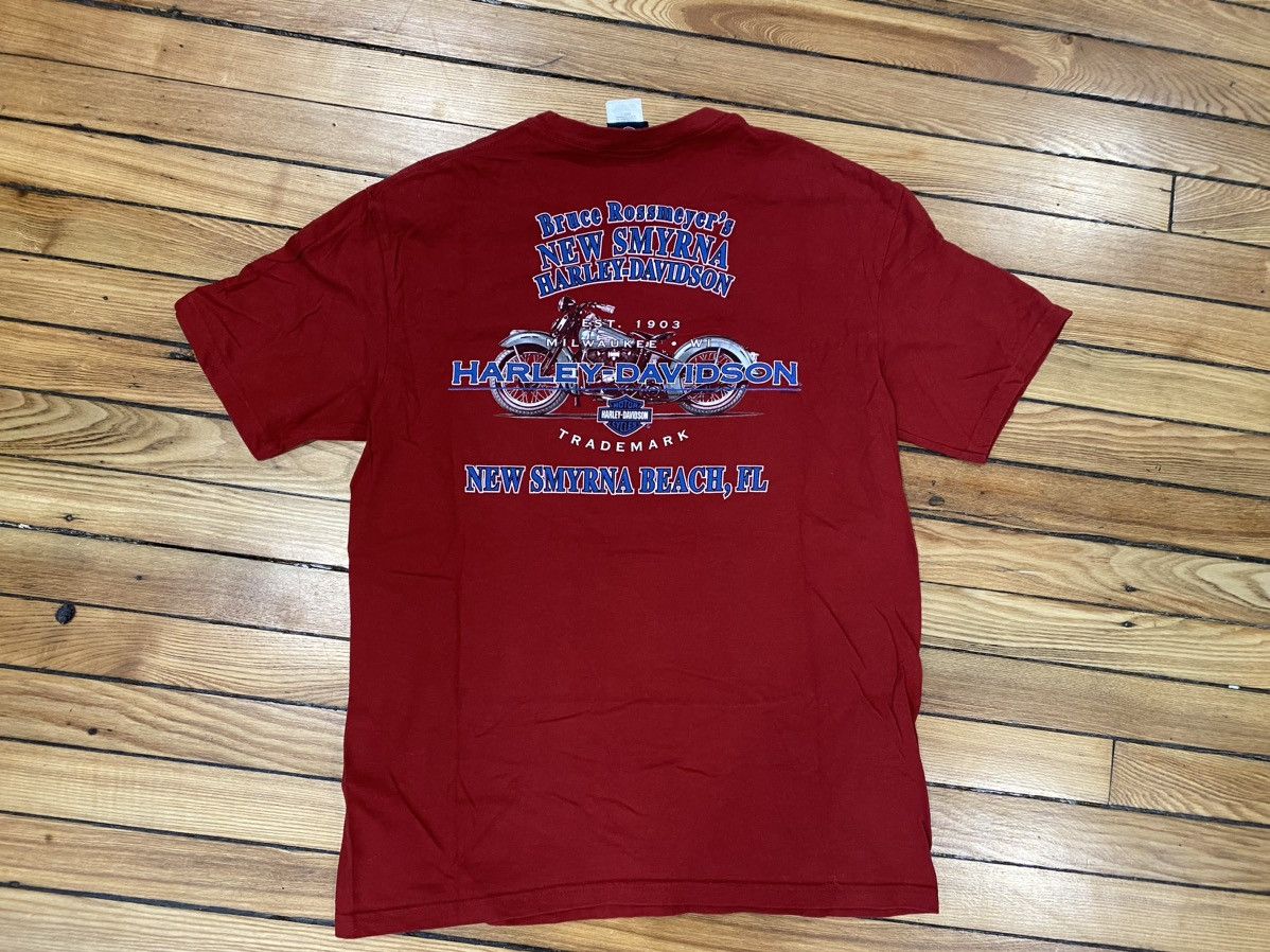 Harley Davidson × Vintage Harley tshirt Florida L Size US L / EU 52-54 / 3 - 3 Thumbnail