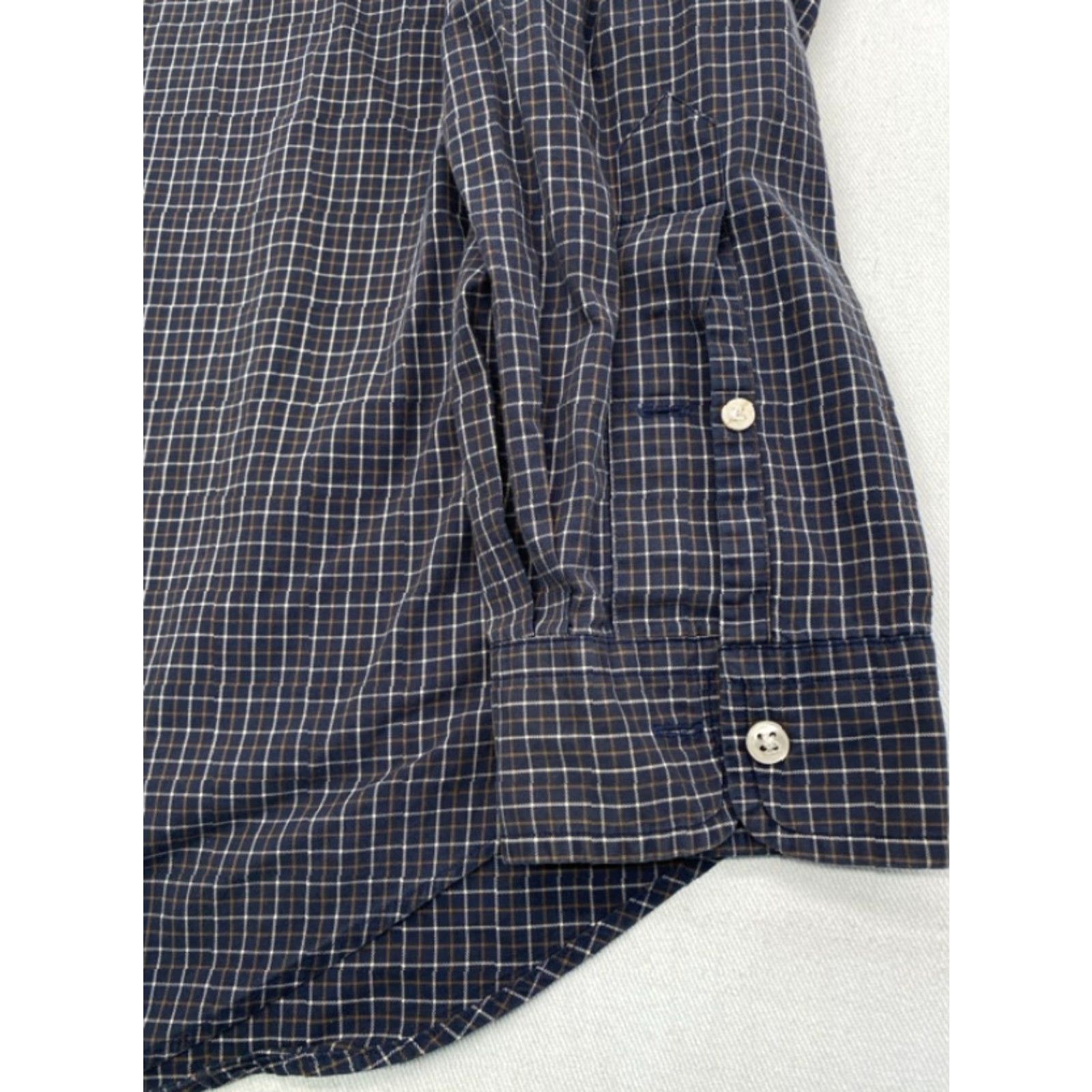 Ralph Lauren VINTAGE Ralph Lauren Long Sleeve Button Up Mens XL Check Classic Fit Shirt 3605 Size US XL / EU 56 / 4 - 3 Thumbnail