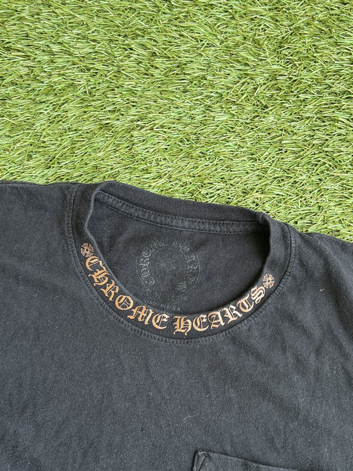 Chrome Hearts Chrome Hearts Neck Logo Tee Size US M / EU 48-50 / 2 - 2 Thumbnail