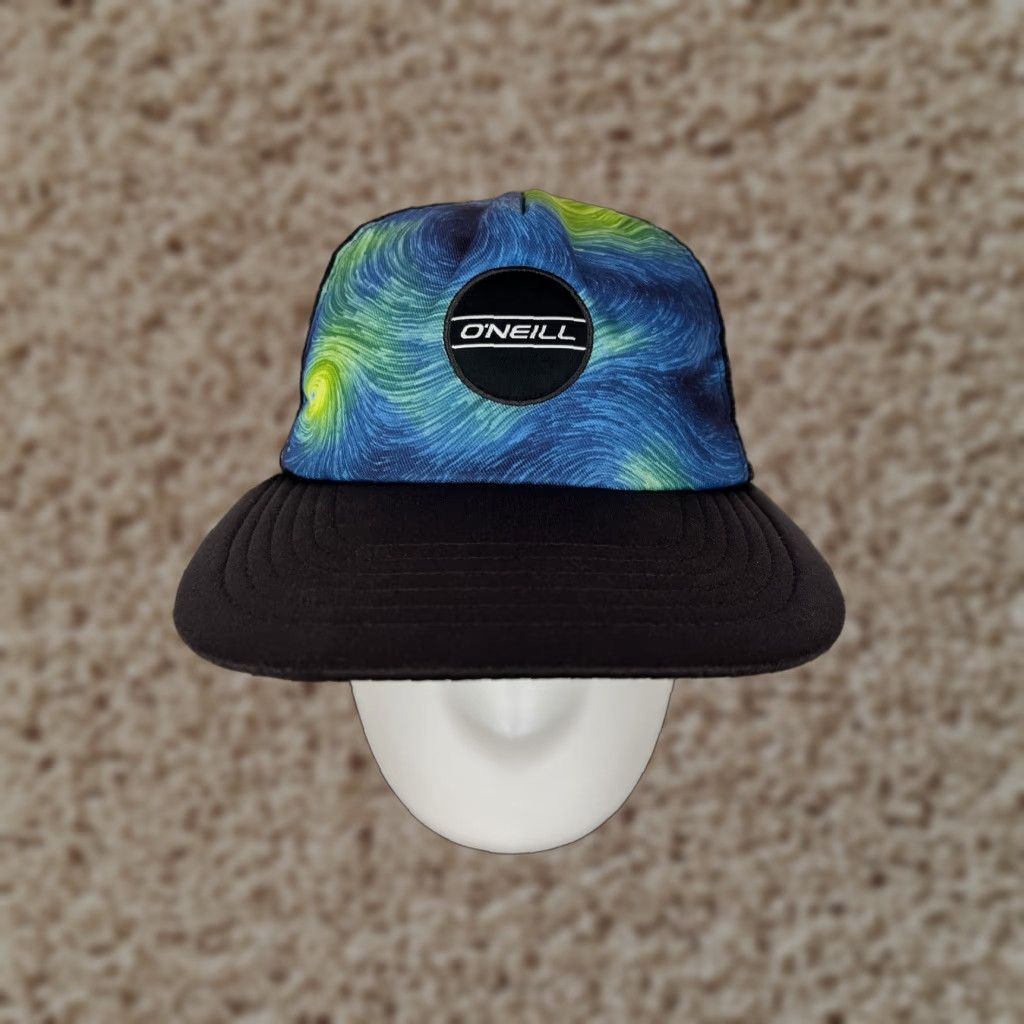 O'Neill O'Neill Hat Snap Back Adult One Size Blue Black Logo Starry Night Art Skate Beach 90s Mens Size ONE SIZE - 1 Thumbnail