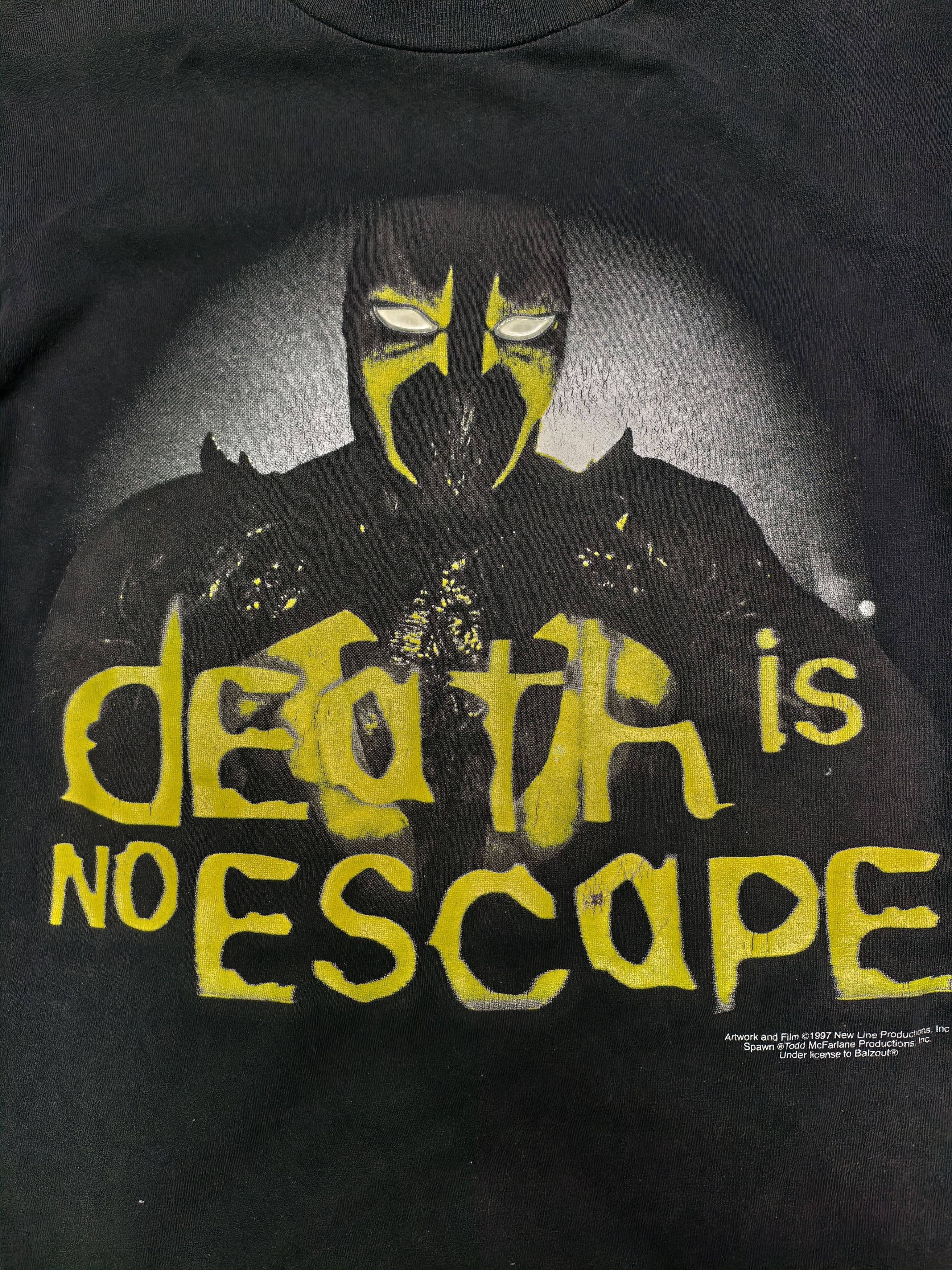 Vintage Vtg 1997 Spawn Death is No Descape Size US M / EU 48-50 / 2 - 3 Thumbnail