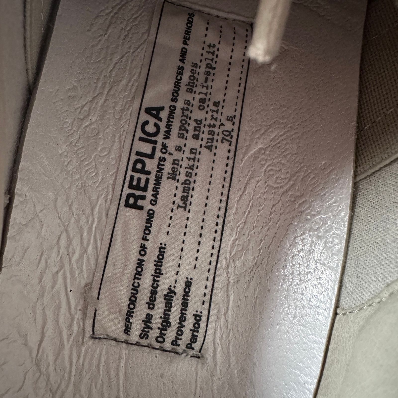 Maison Margiela Replica GAT Trainer Metallic Blue Size US 5 / IT 35 - 7 Thumbnail